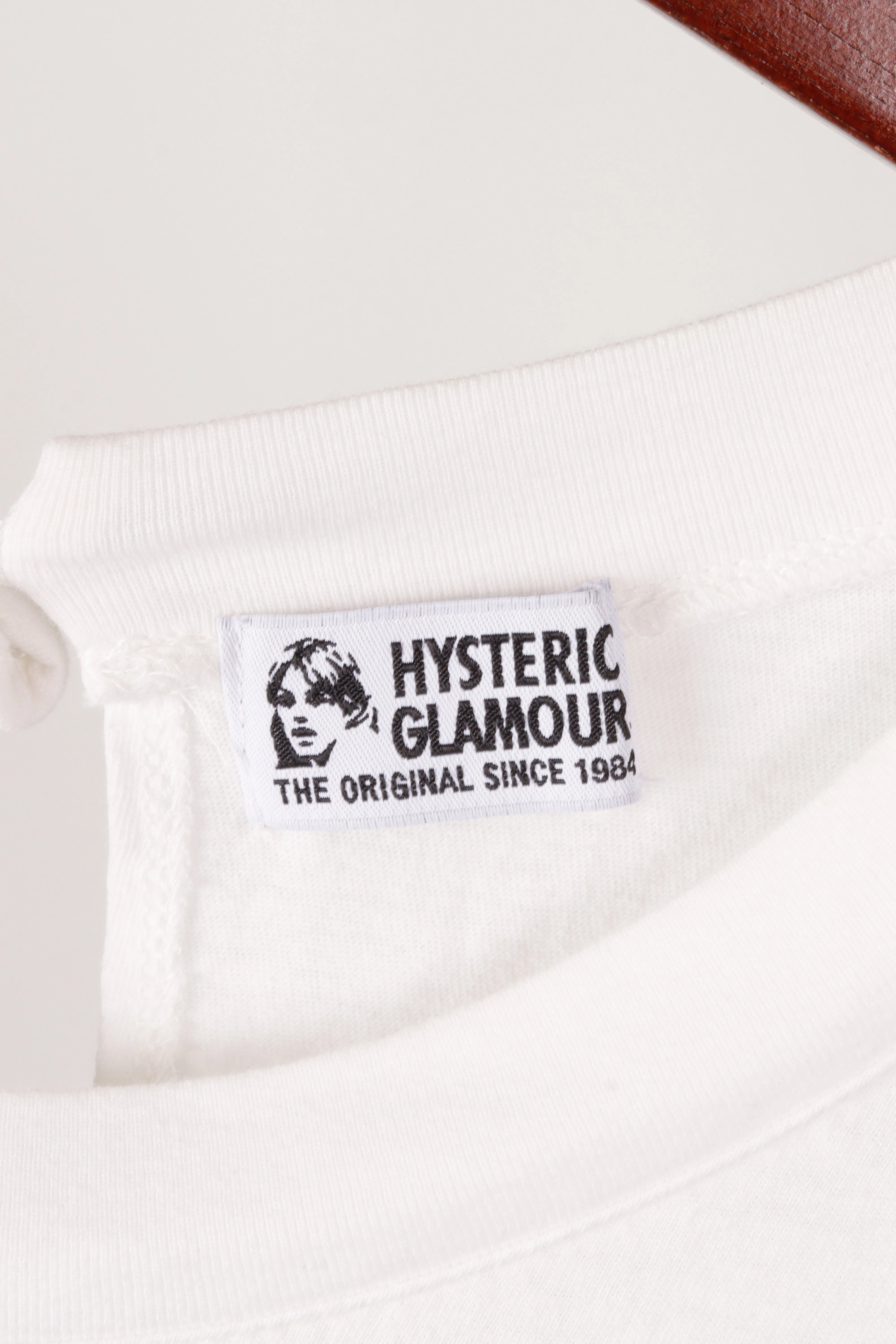 Hysteric Glamour 'Night and Day Girl' Laced T-Shirt White