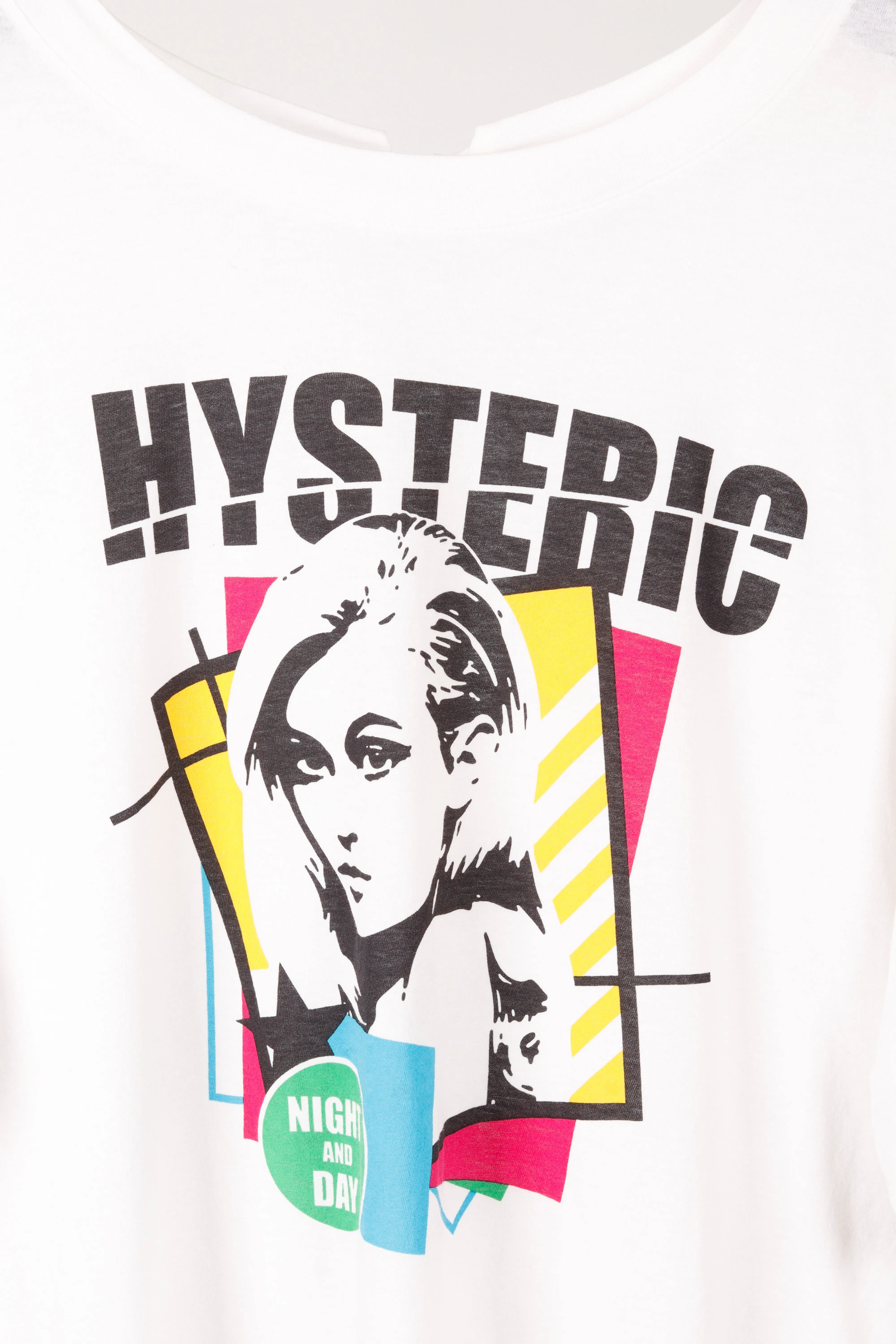 Hysteric Glamour 'Night and Day Girl' Laced T-Shirt White