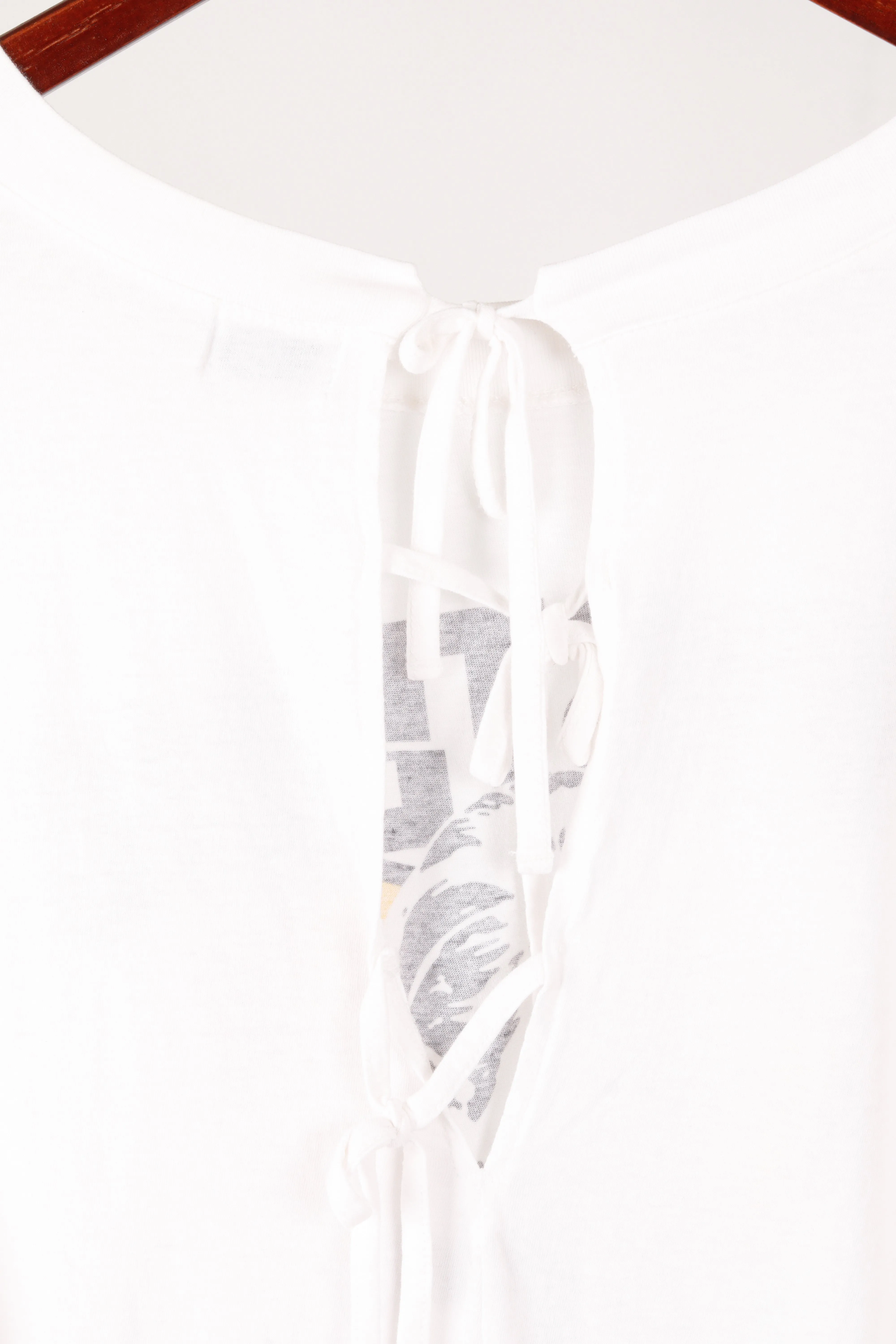 Hysteric Glamour 'Night and Day Girl' Laced T-Shirt White