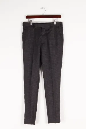 John Lawrence Sullivan SS16 'Houndstooth Loro Piana Four Seasons Wool' Trousers Black 2016)