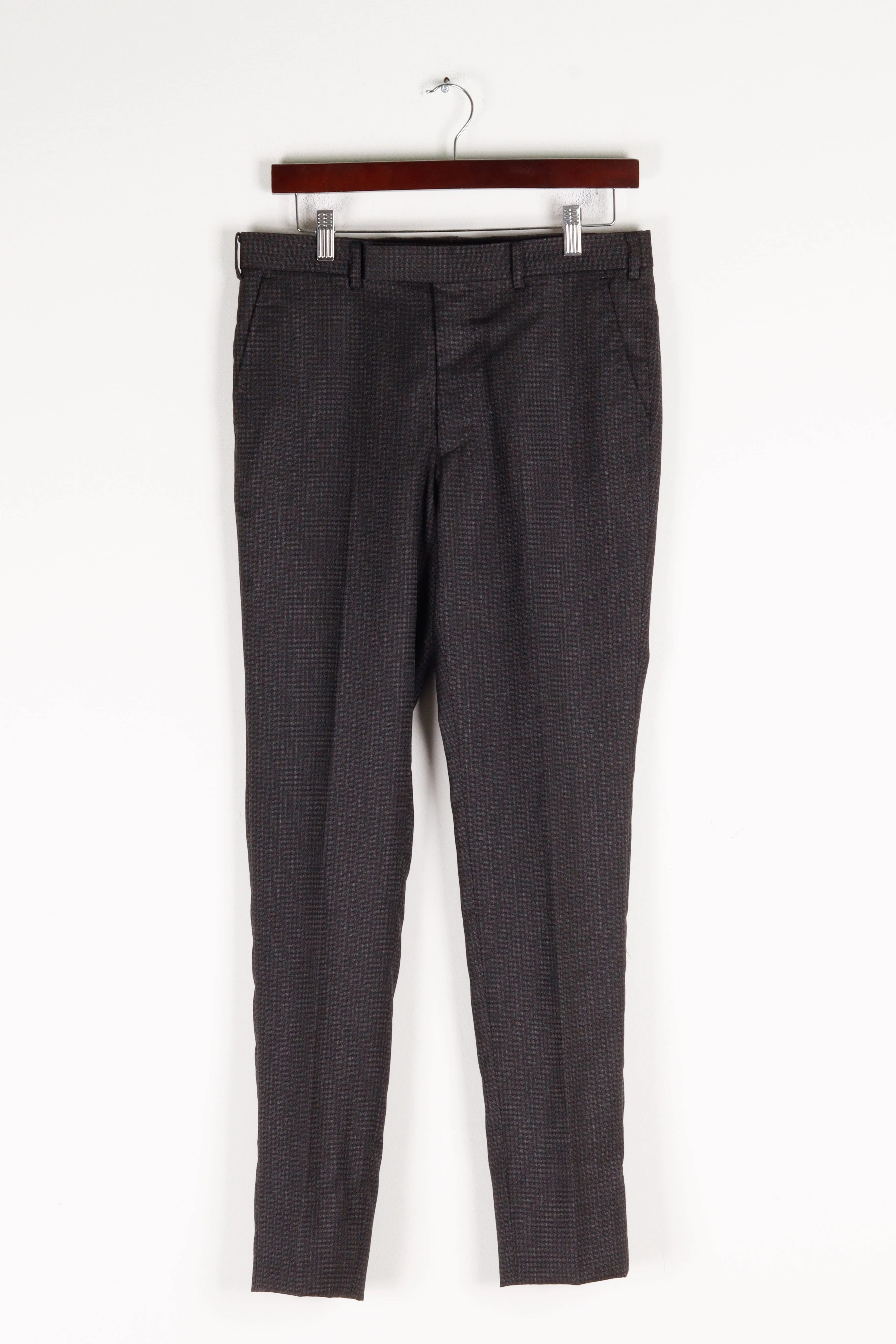 John Lawrence Sullivan SS16 'Houndstooth Loro Piana Four Seasons Wool' Trousers Black 2016)
