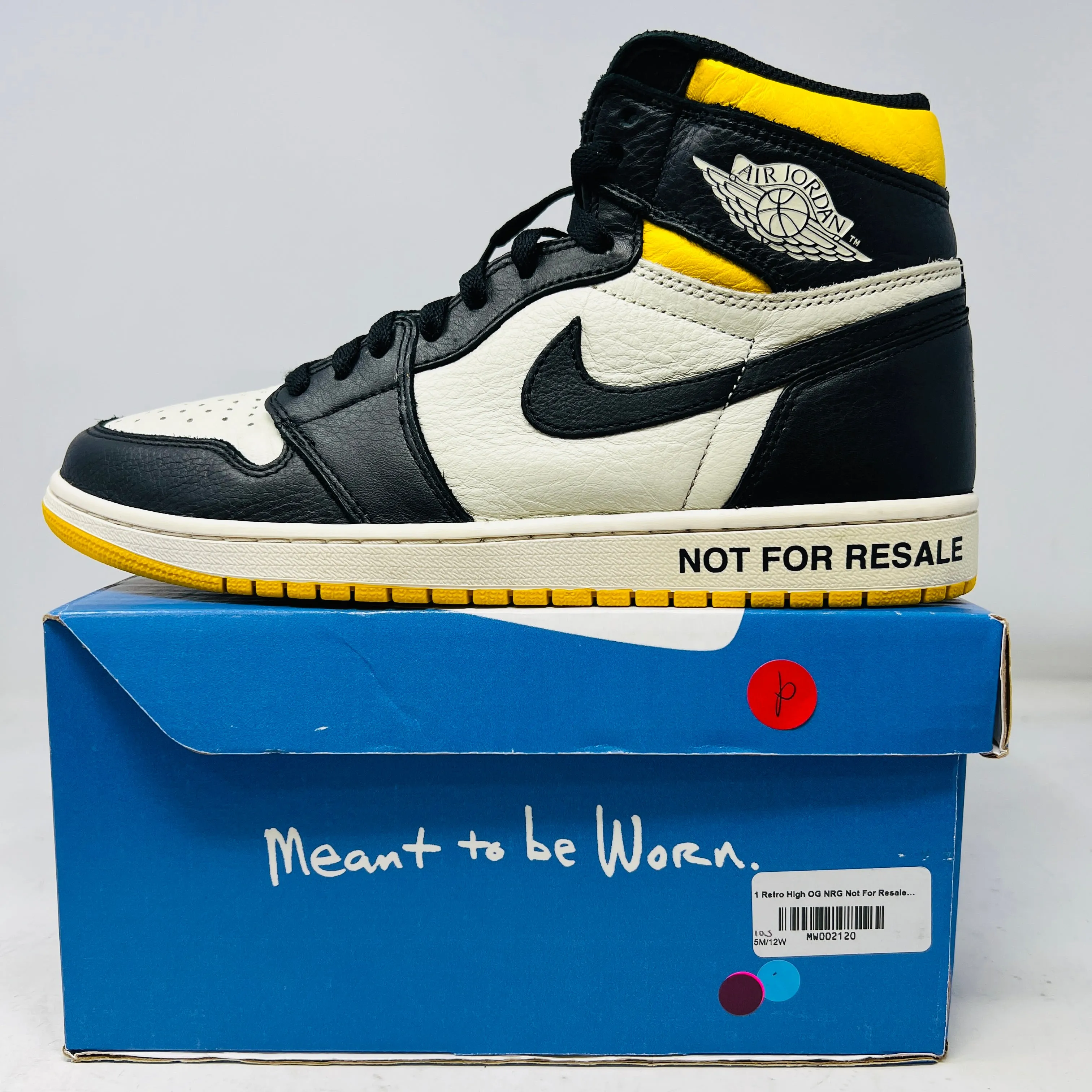 Jordan 1 Retro High Not for Resale Varsity Maize