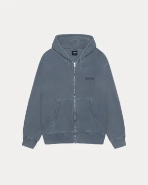 JUMBO ZIP HOODIE PIGMENT DYED