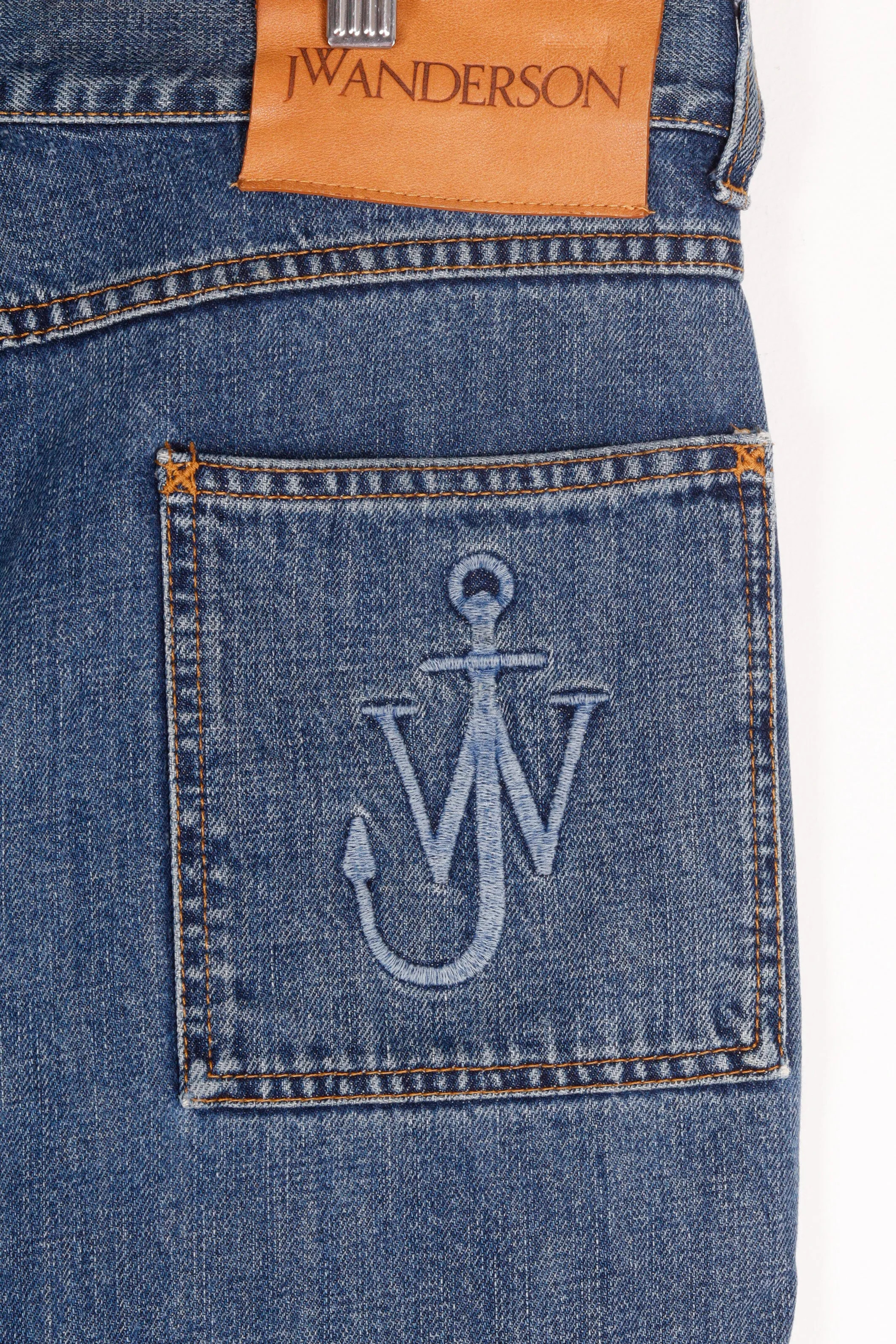 JW Anderson Womens FW18 'Shaded Pocket Detail' Jeans Indigo (2018)