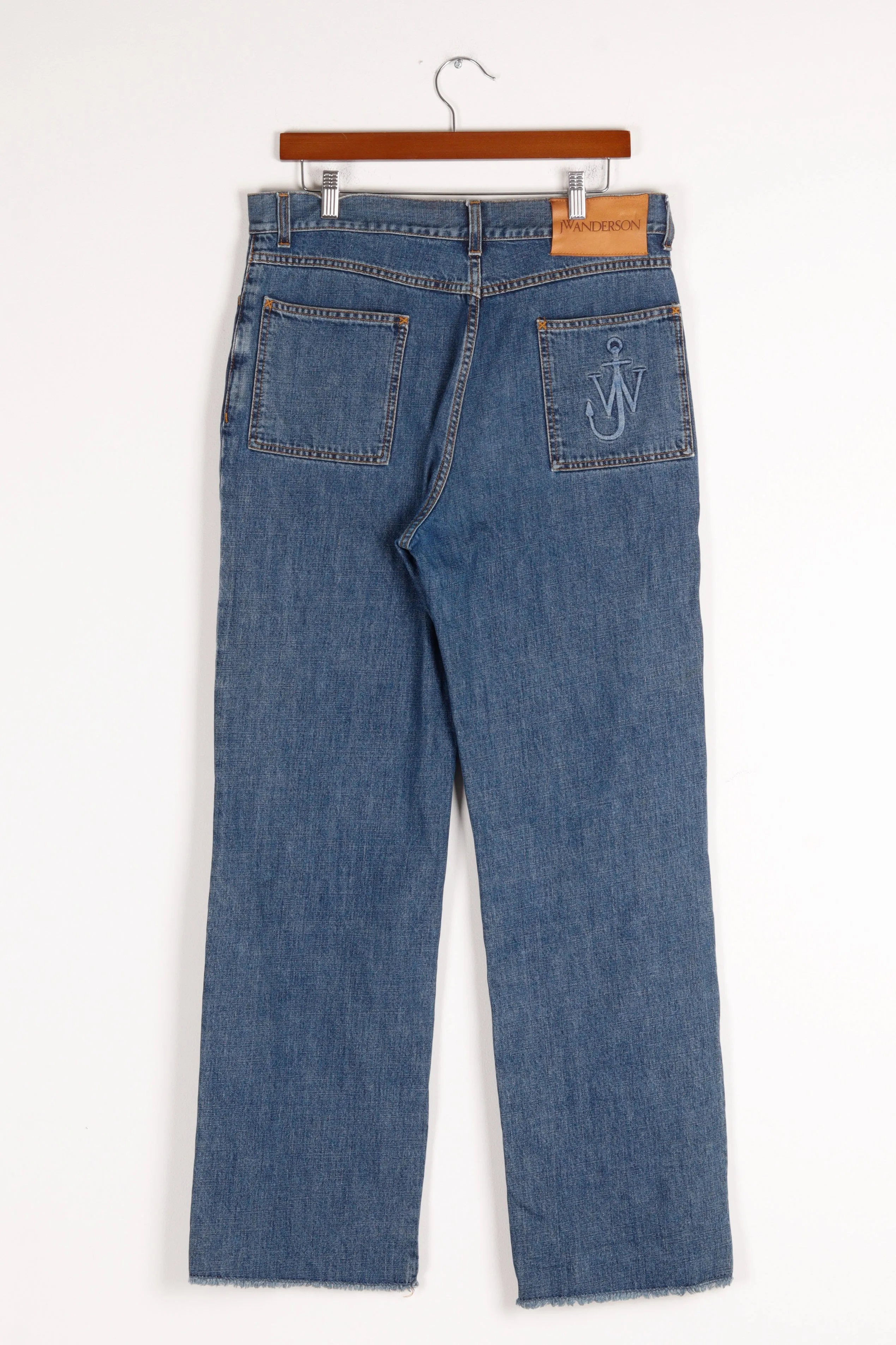 JW Anderson Womens FW18 'Shaded Pocket Detail' Jeans Indigo (2018)