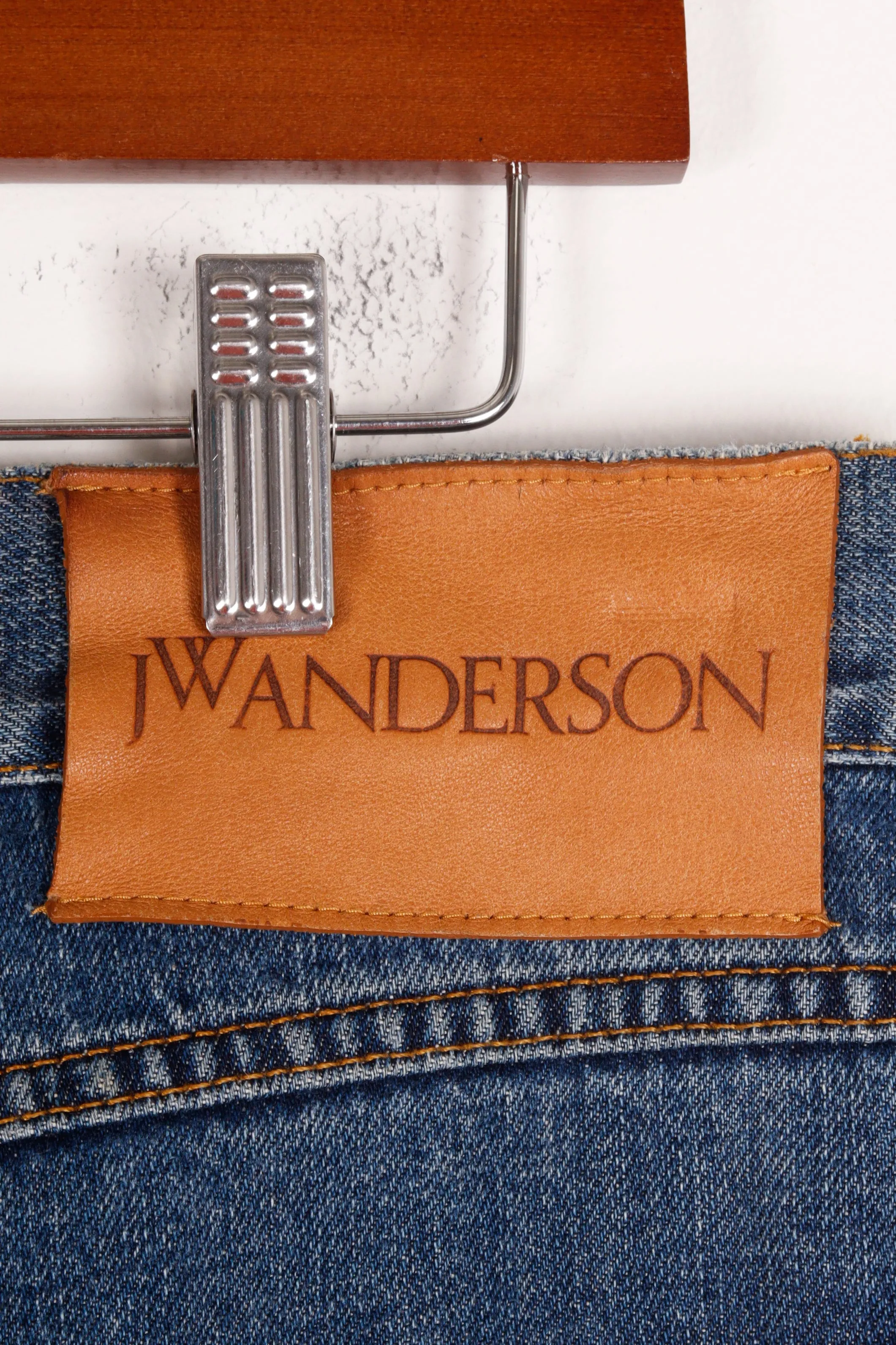JW Anderson Womens FW18 'Shaded Pocket Detail' Jeans Indigo (2018)