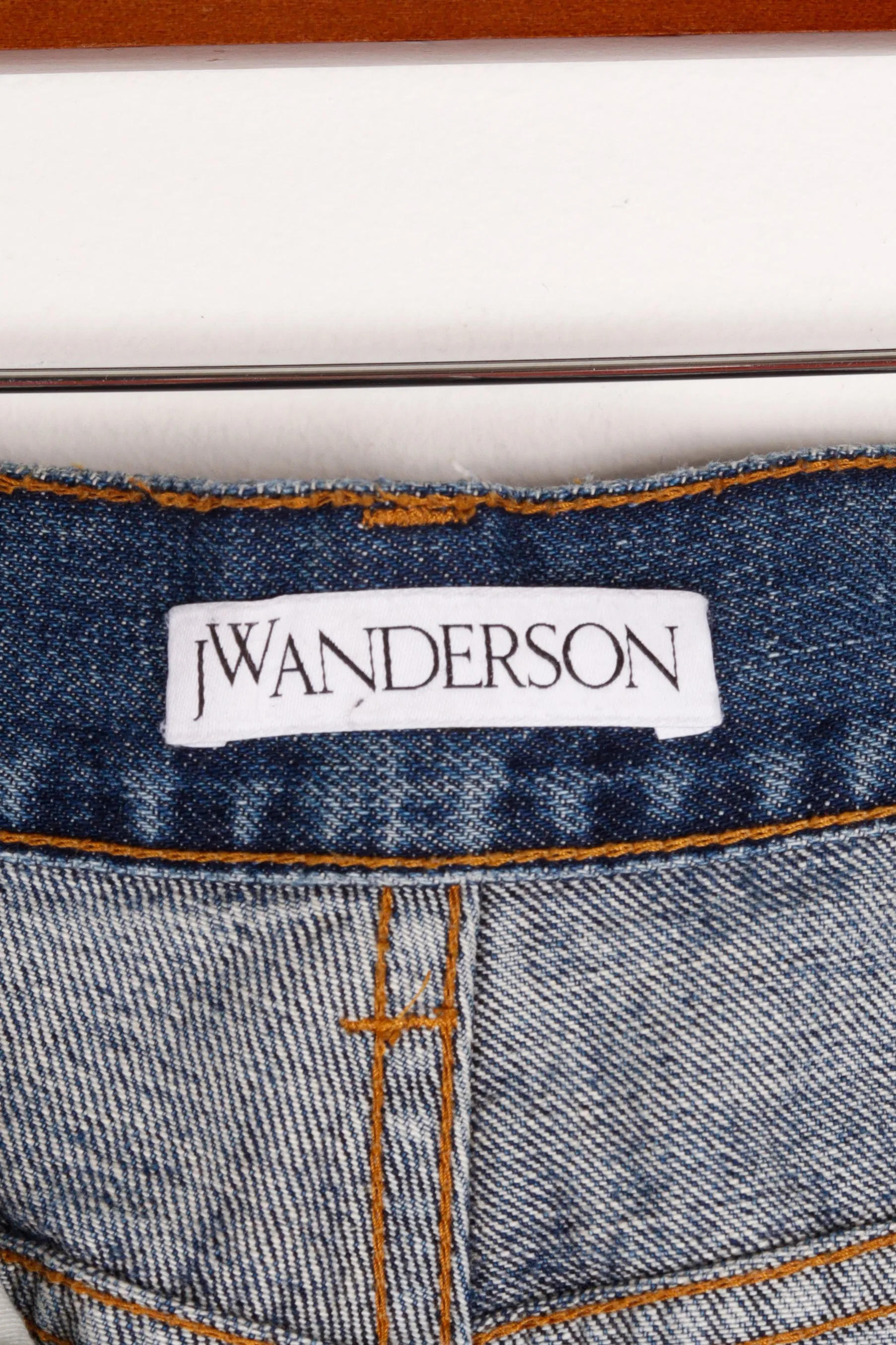 JW Anderson Womens FW18 'Shaded Pocket Detail' Jeans Indigo (2018)