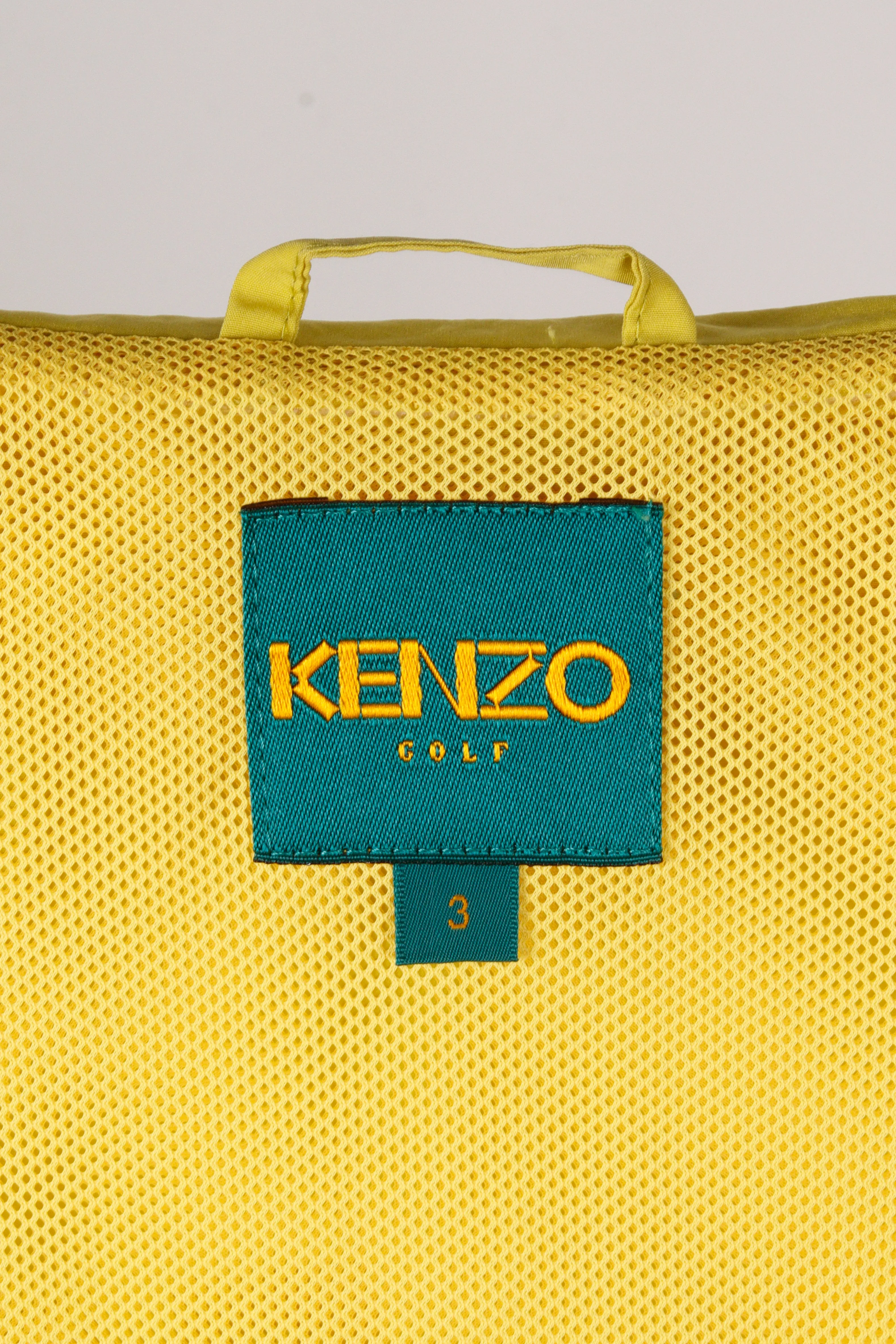 Kenzo Golf 2000's 'Color Block' Windbreaker Jacket