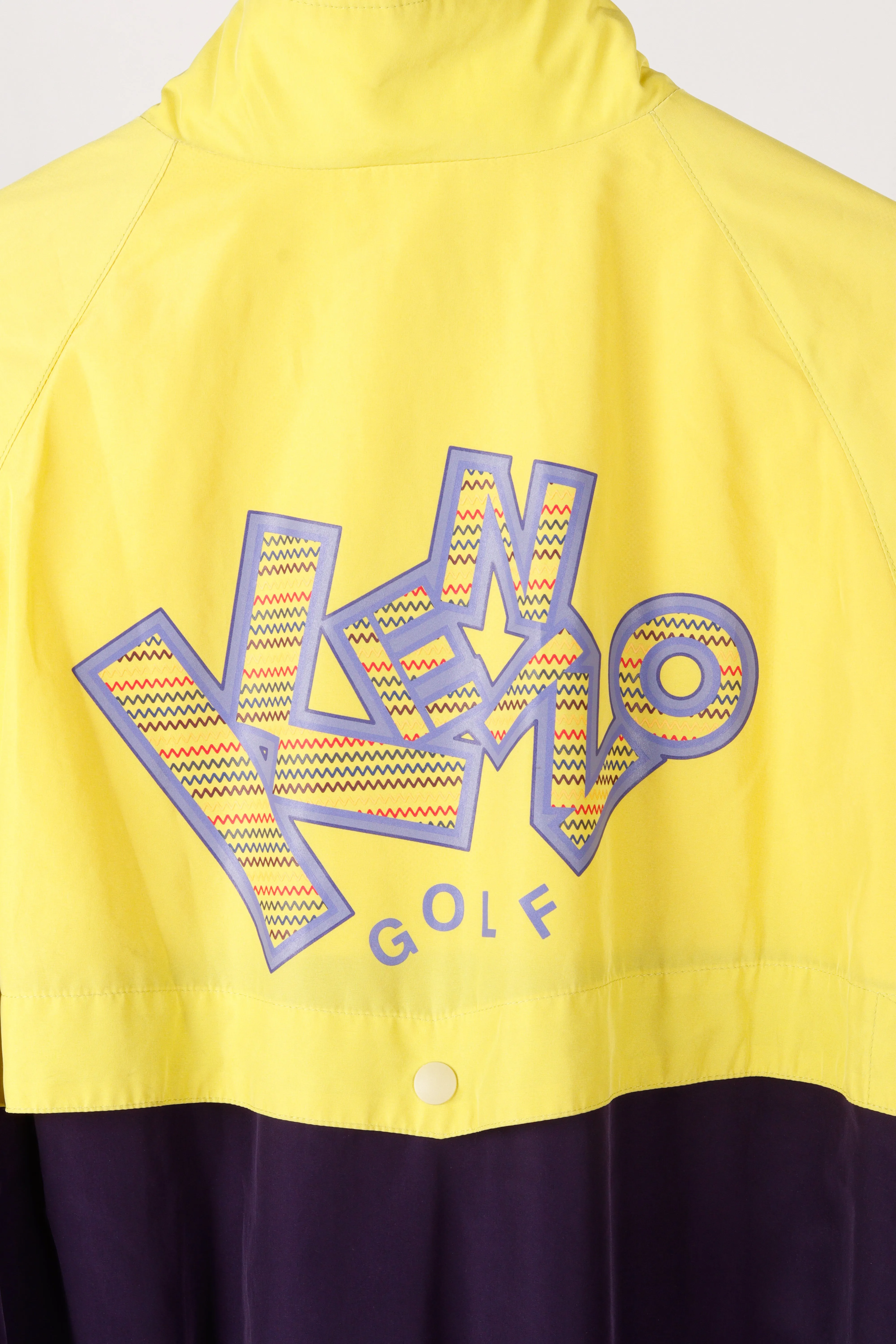 Kenzo Golf 2000's 'Color Block' Windbreaker Jacket