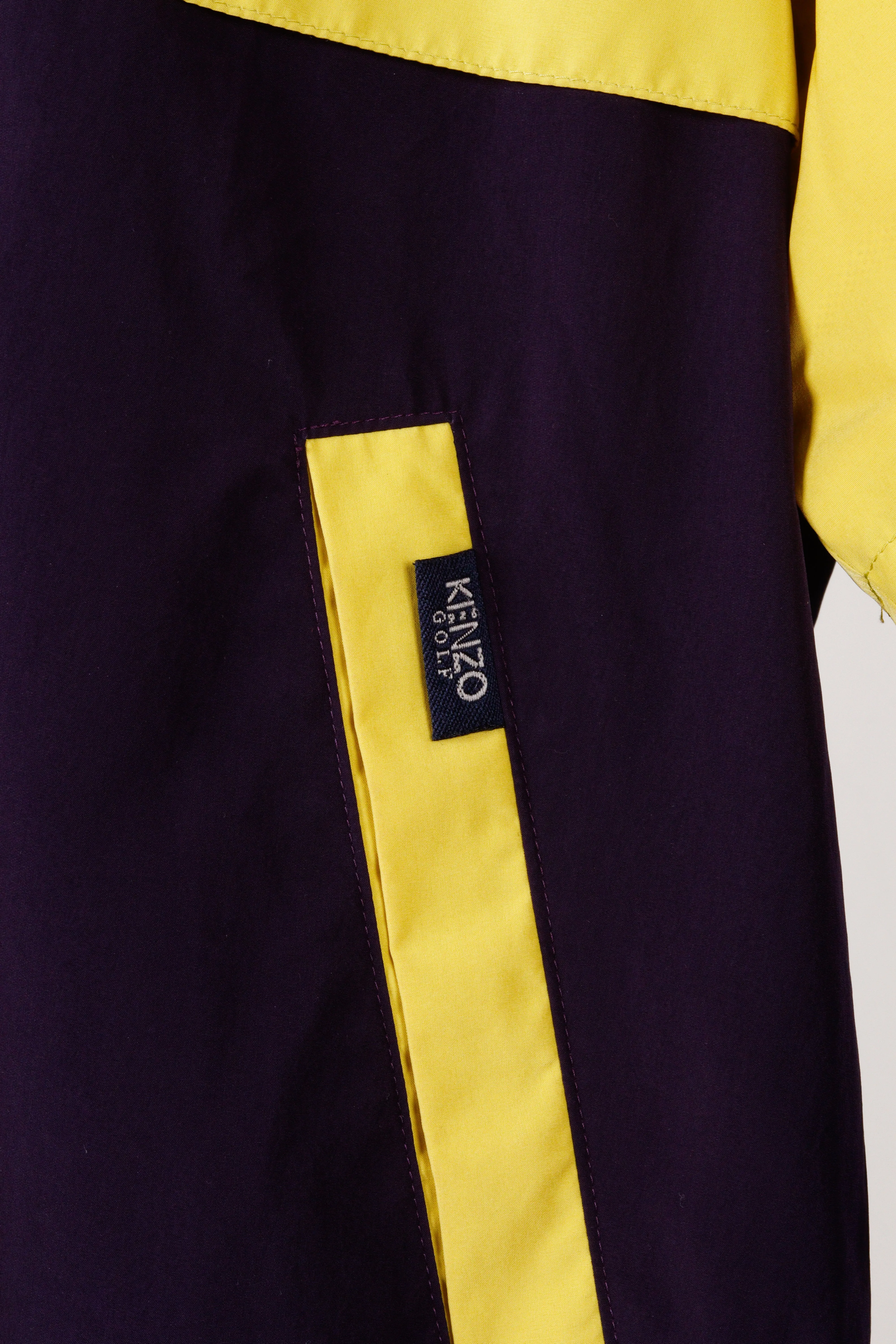 Kenzo Golf 2000's 'Color Block' Windbreaker Jacket