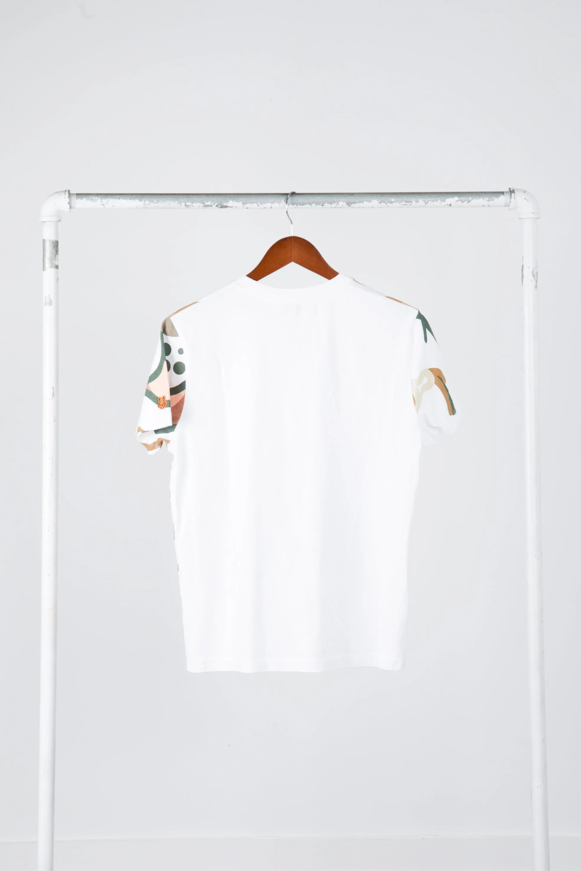 Kenzo SS21 'Abstract Tiger Print' T-Shirt White (2021)
