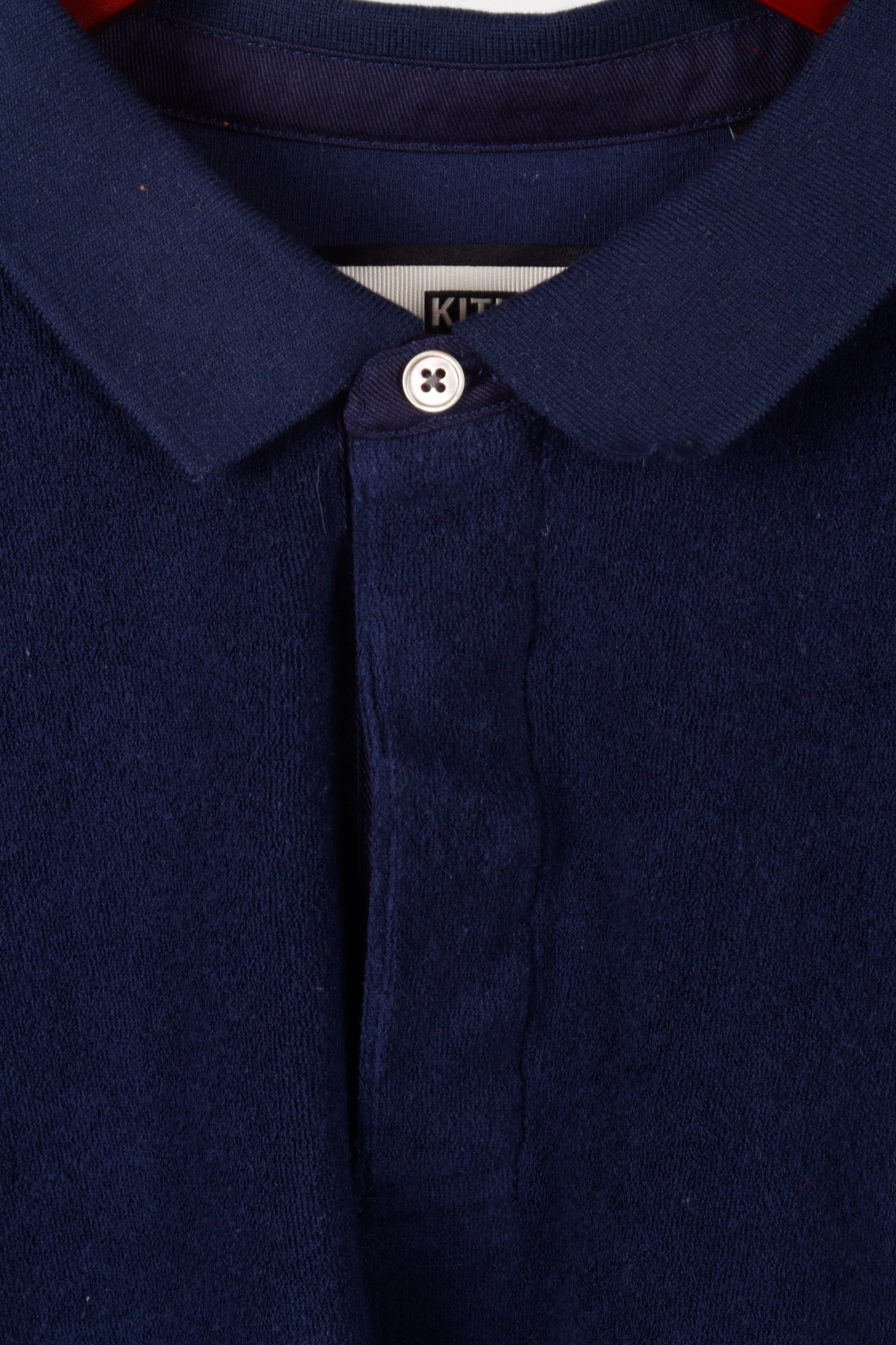 Kith SS18 'Regal Terry Cloth' S/S Polo Shirt Navy (2018)