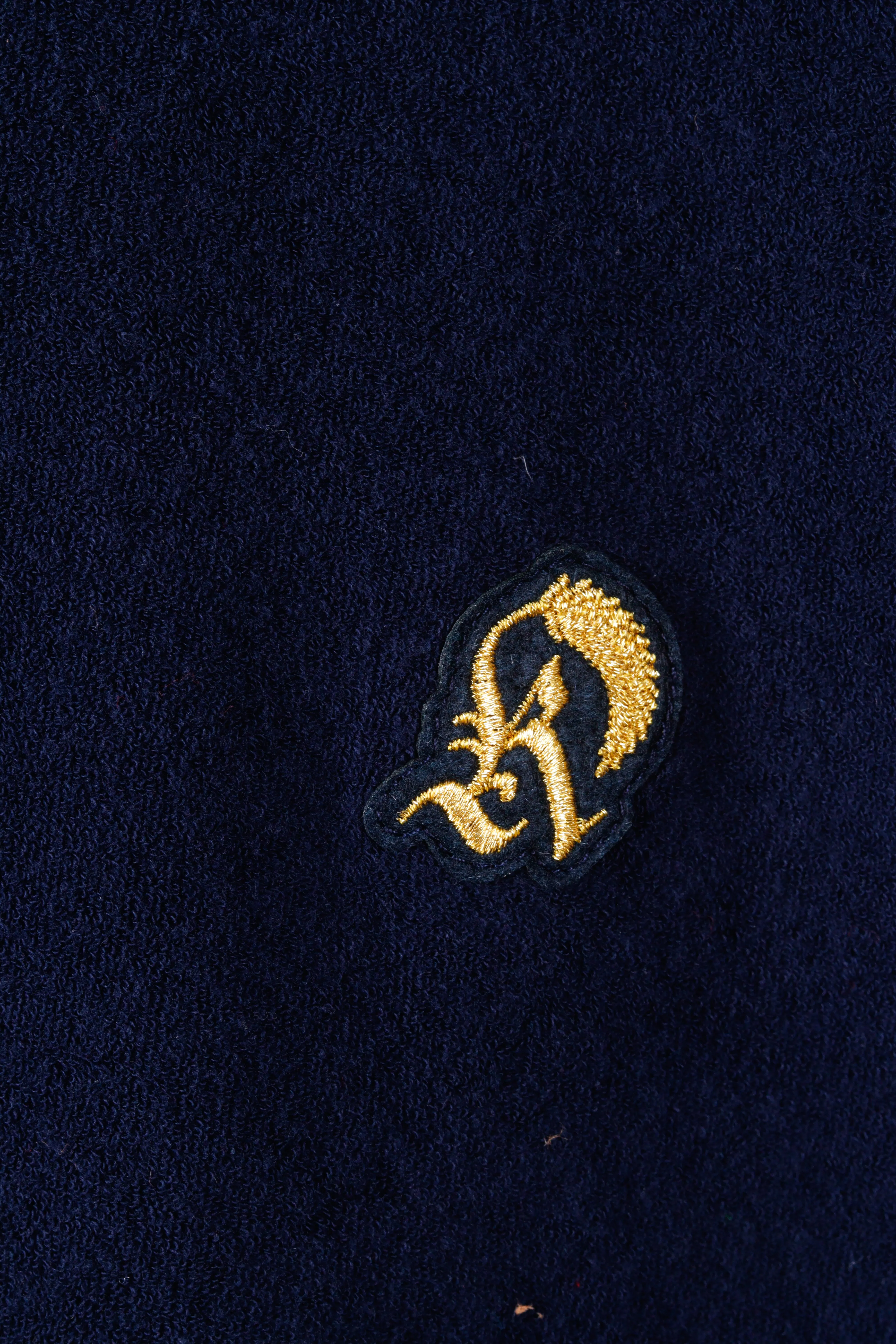 Kith SS18 'Regal Terry Cloth' S/S Polo Shirt Navy (2018)