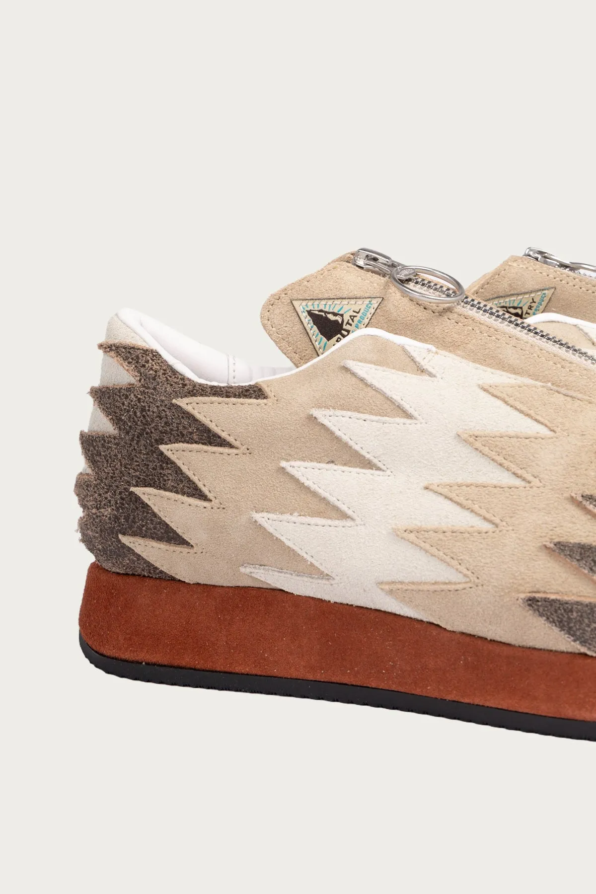 Leather NAVAJO Spallow Sneaker - Beige