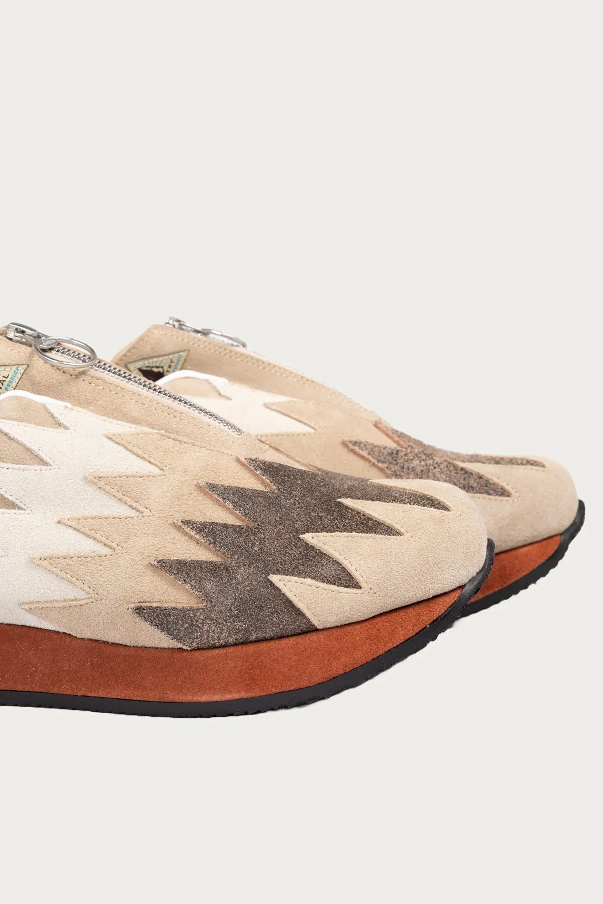 Leather NAVAJO Spallow Sneaker - Beige