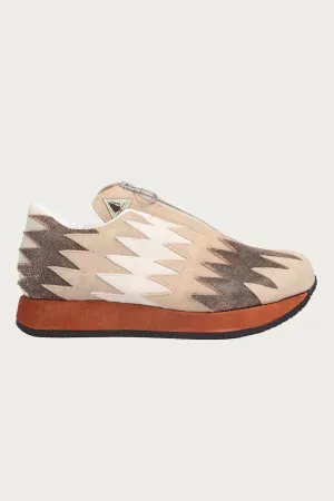 Leather NAVAJO Spallow Sneaker - Beige