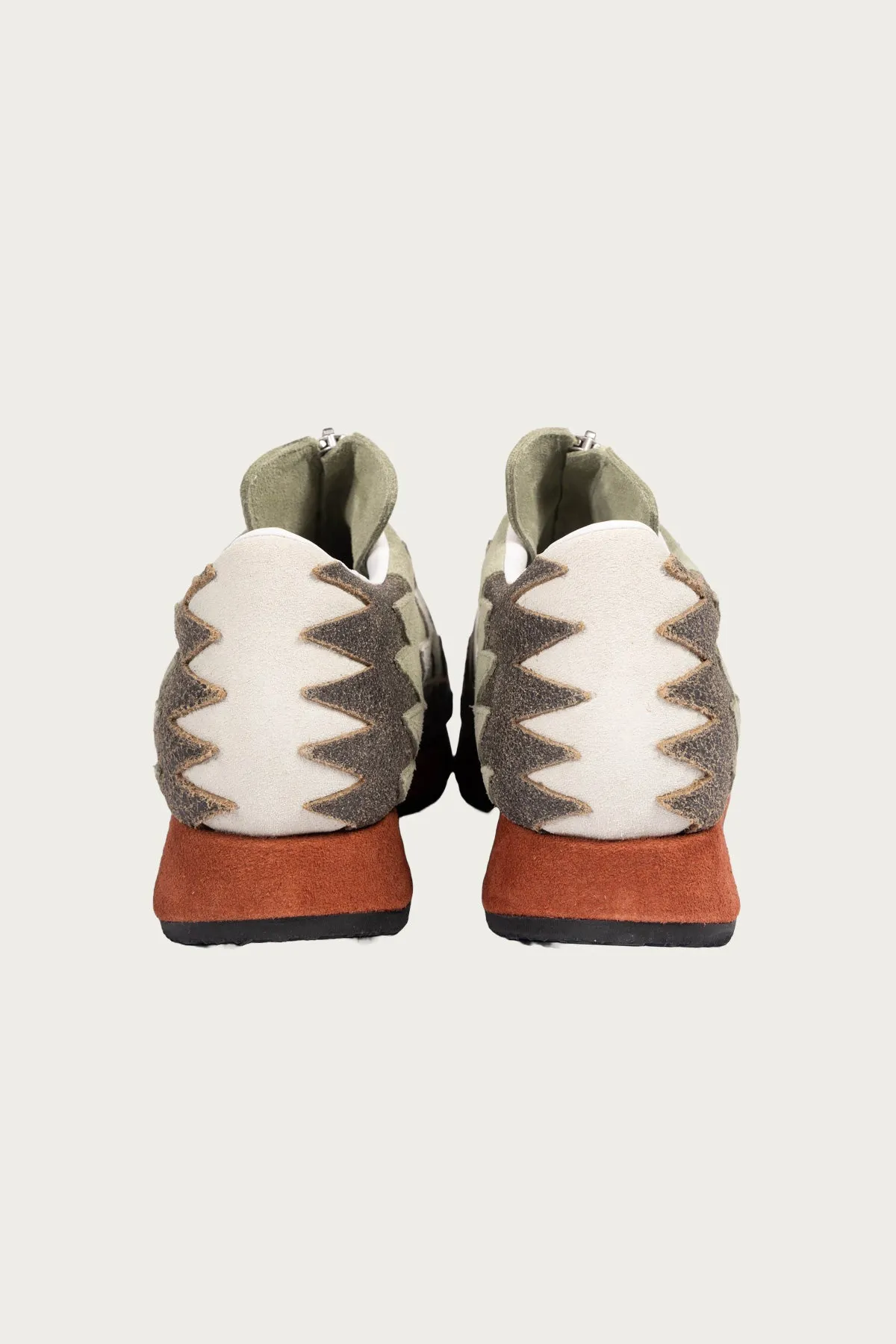 Leather NAVAJO Spallow Sneaker - Mint