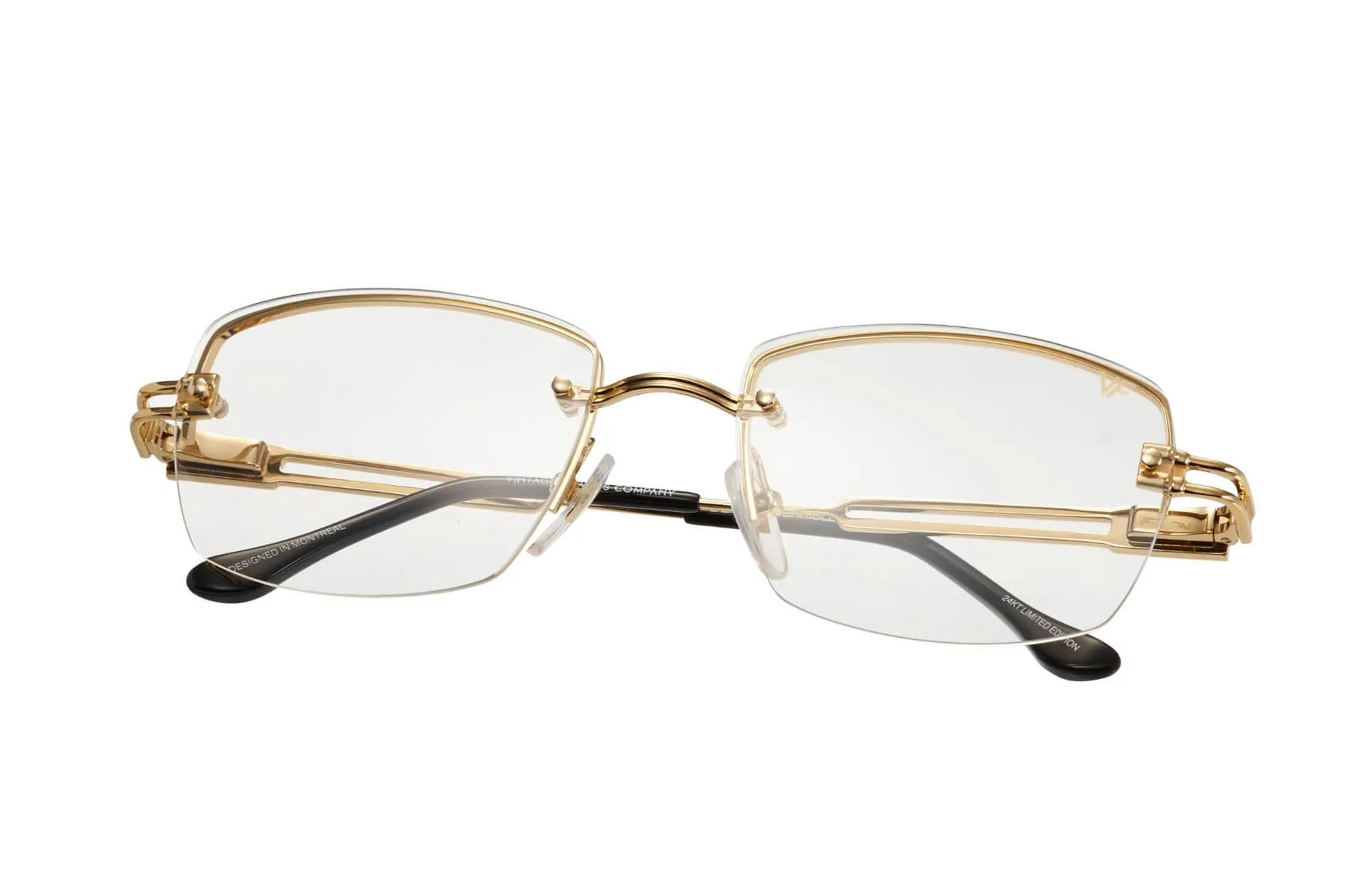 L'Enfant Terrible Rimless Drill Mount 24KT Gold