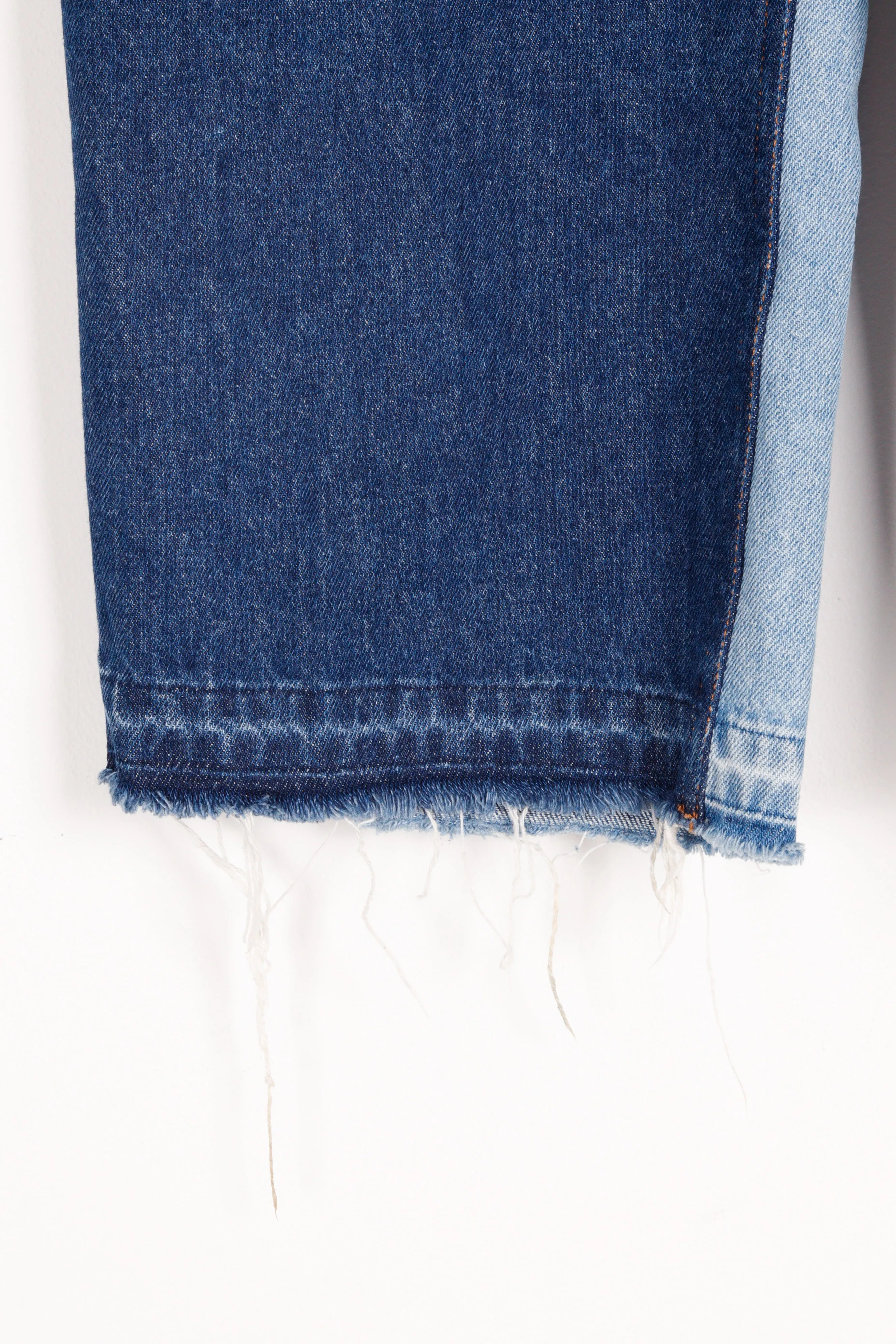 Loewe SS22 'Two Tone Wash Cropped' Jeans (2022)