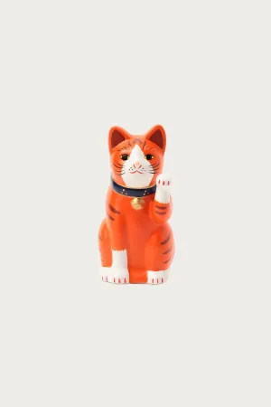 Lucky Charm Cat Doll - Orange