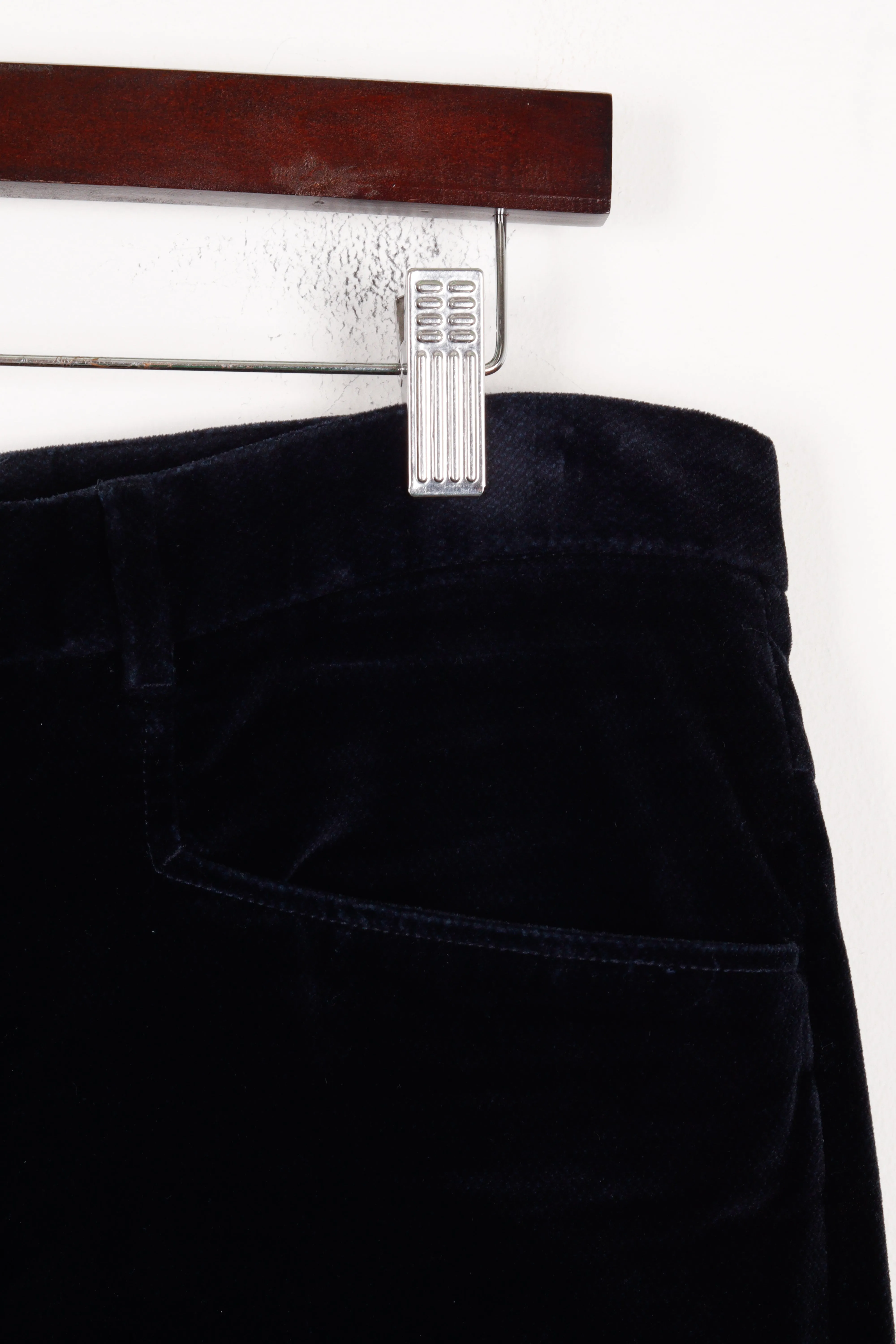Maison Margiela FW11 'Slim Velvet Twill' Pants Navy (2011)