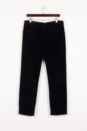 Maison Margiela FW11 'Slim Velvet Twill' Pants Navy (2011)