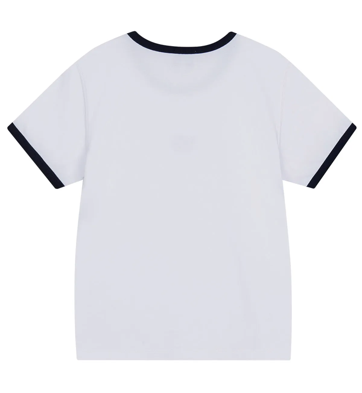 Marithe W Classic Logo Ringer T-Shirt (White)