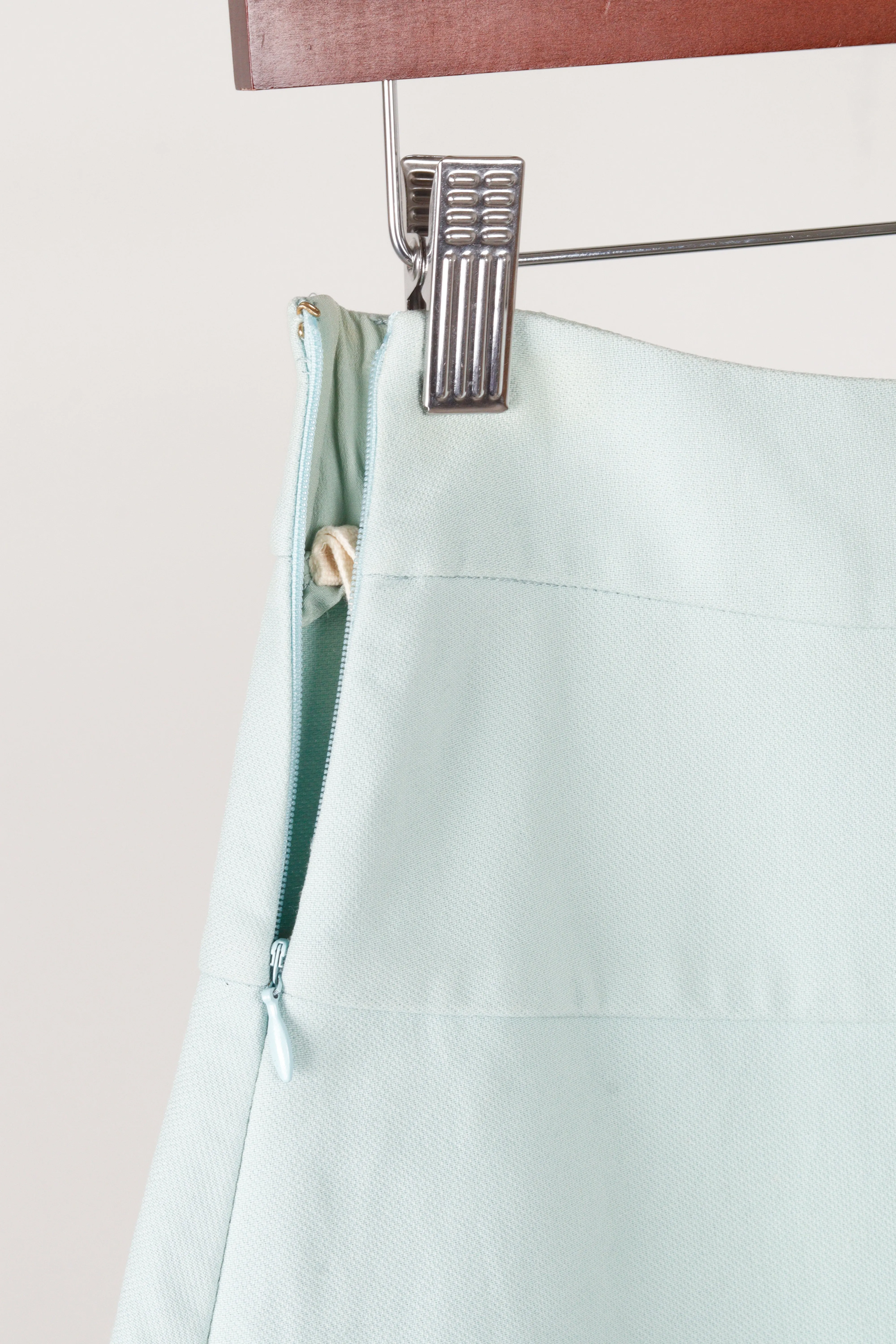 Marni 'Single Pleated' A-Line Skirt Blue