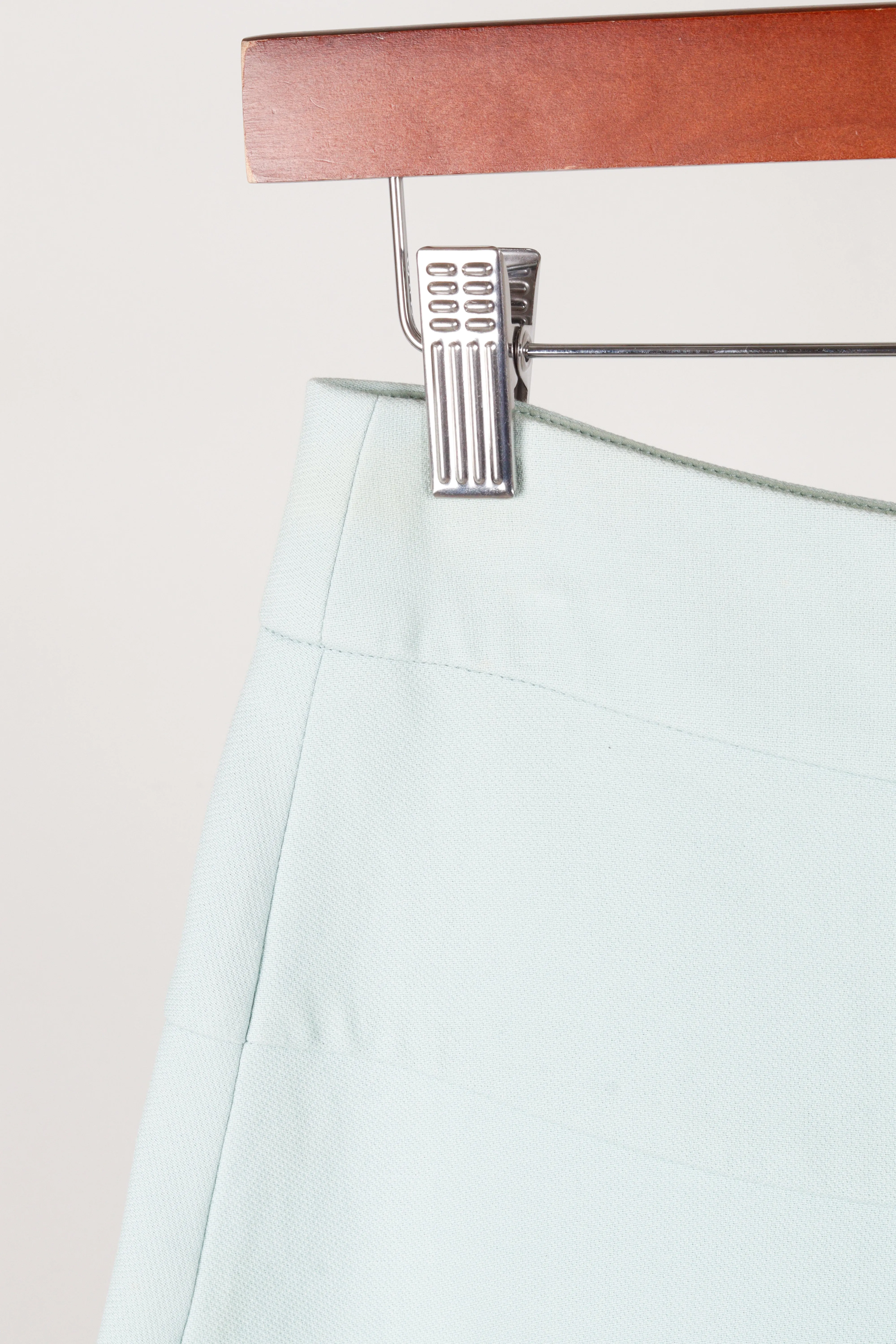 Marni 'Single Pleated' A-Line Skirt Blue