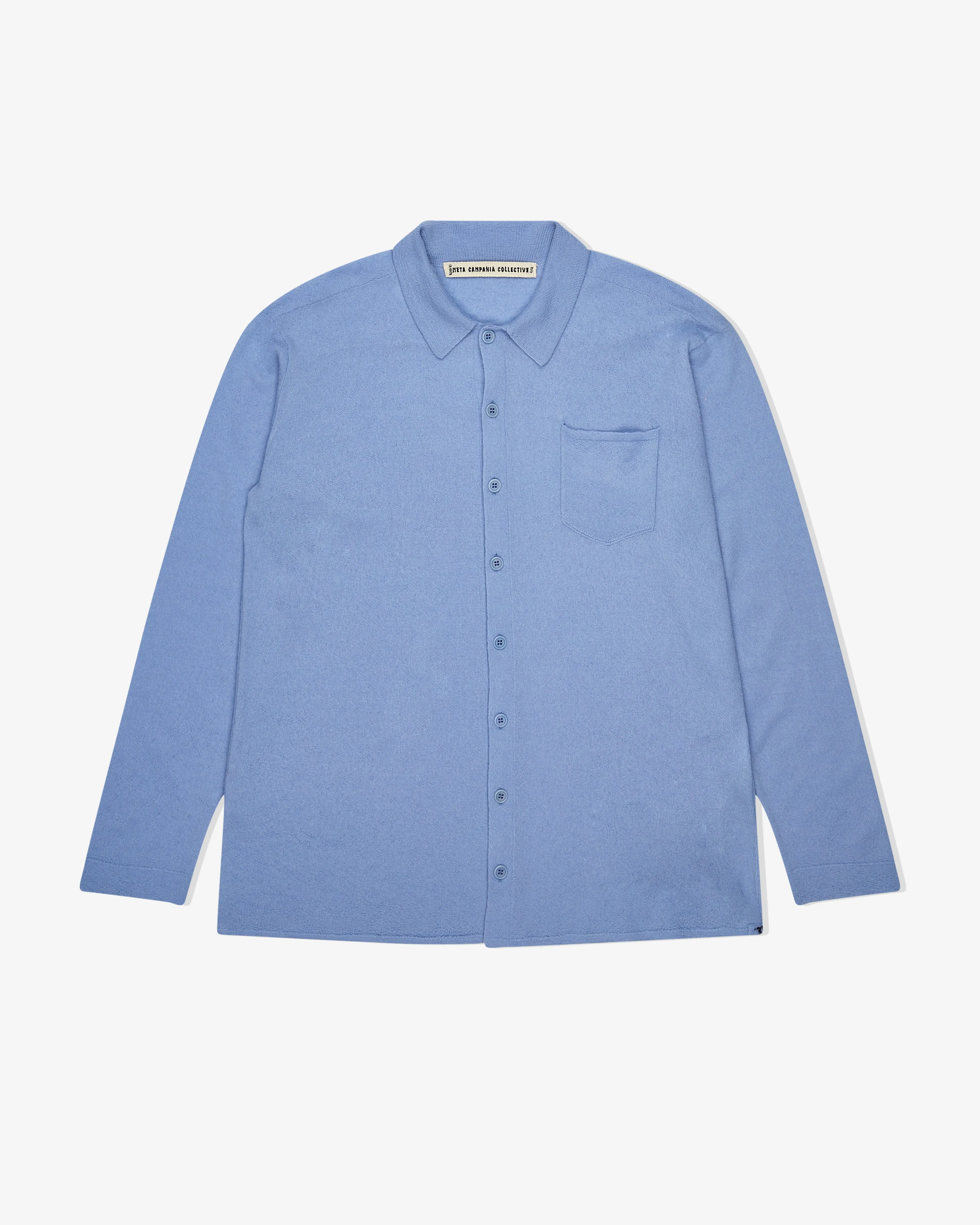 Meta Campania Collective - Men's Pablo Unlined Cashmere Shirt - (Light Blue)