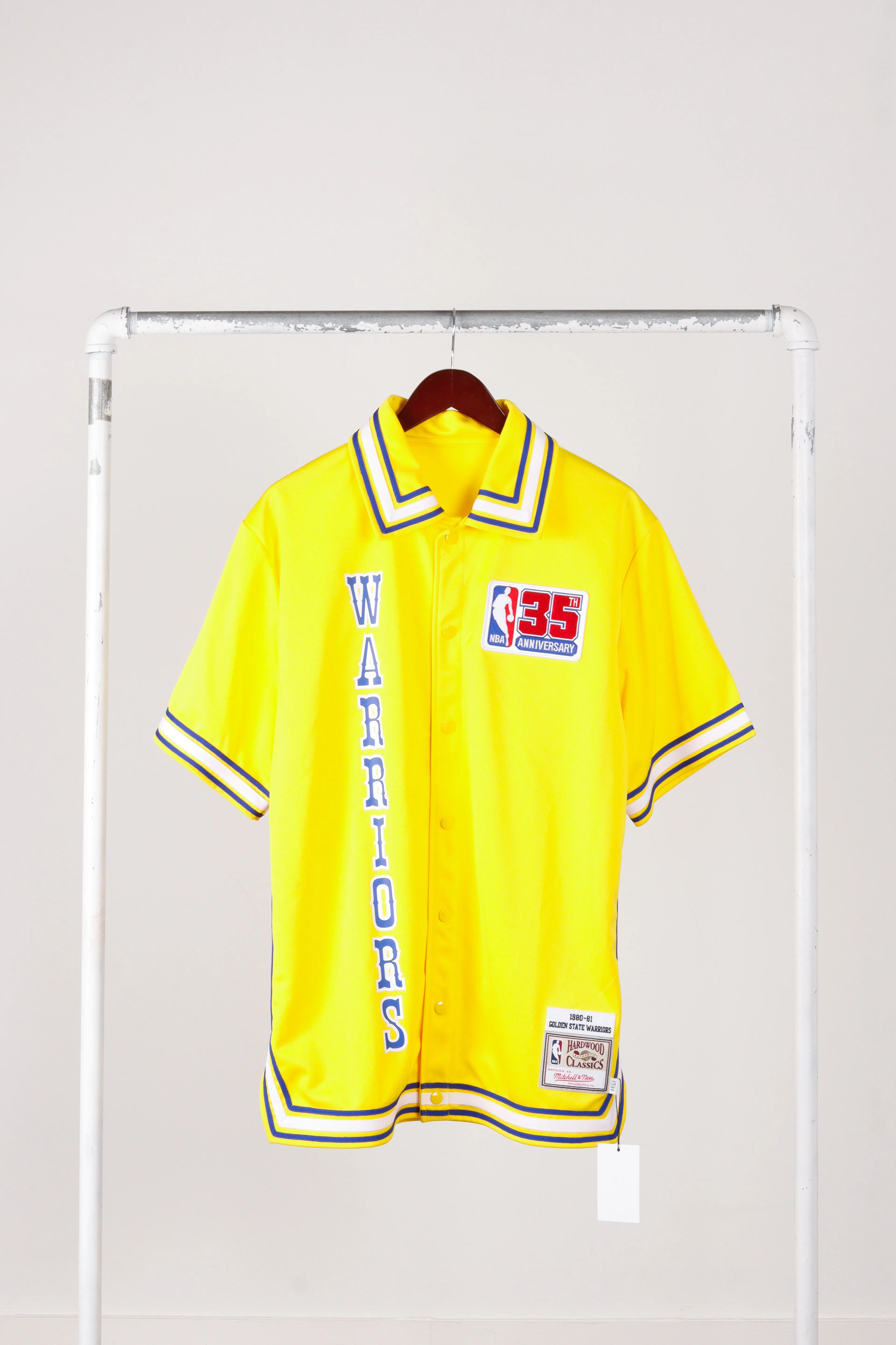 Mitchell & Ness '1980-81 Golden State Warriors' Warm Up S/S Shirt
