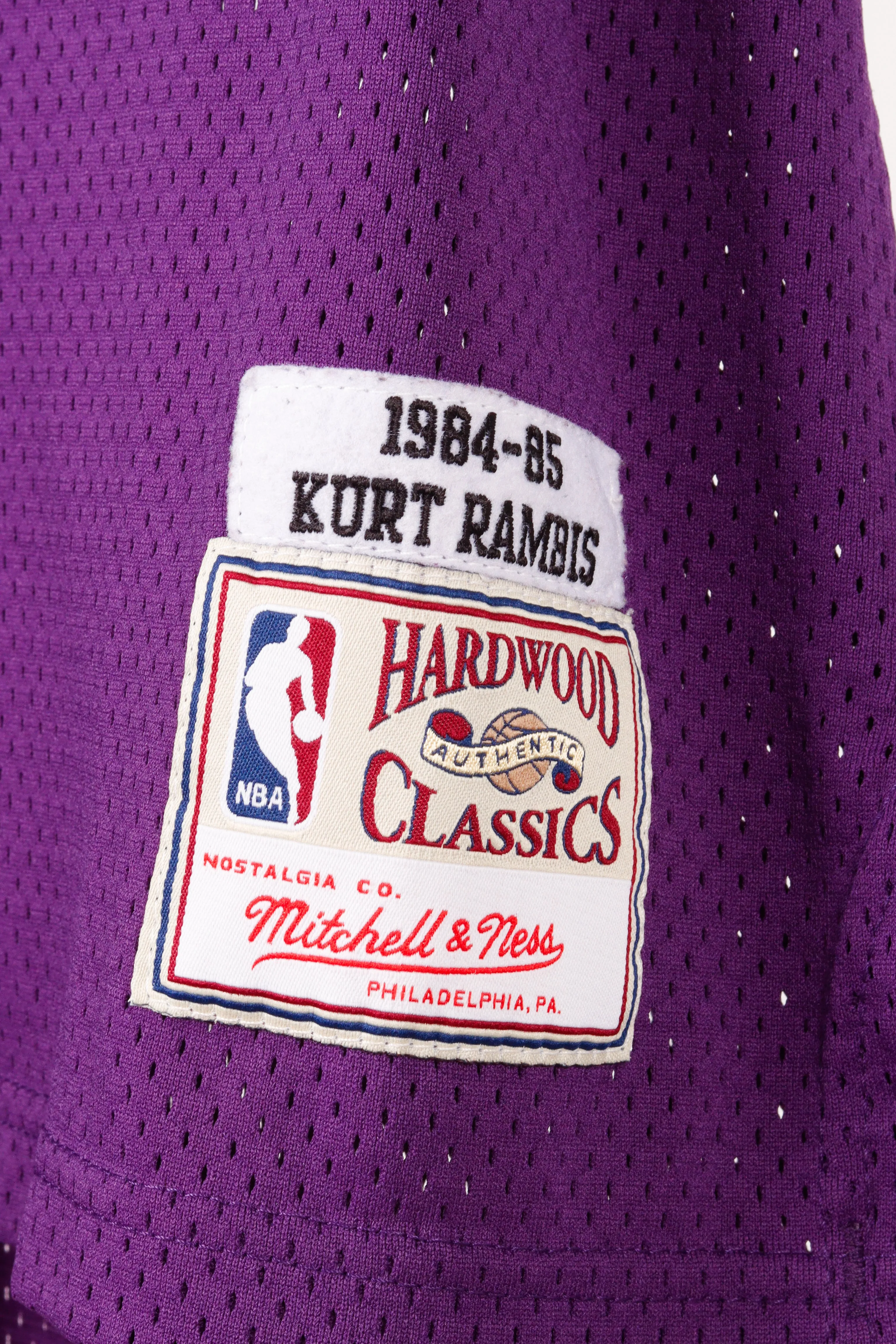 Mitchell & Ness '1984-85 Los Angeles Lakers Kurt Rambis Away' Authentic Jersey
