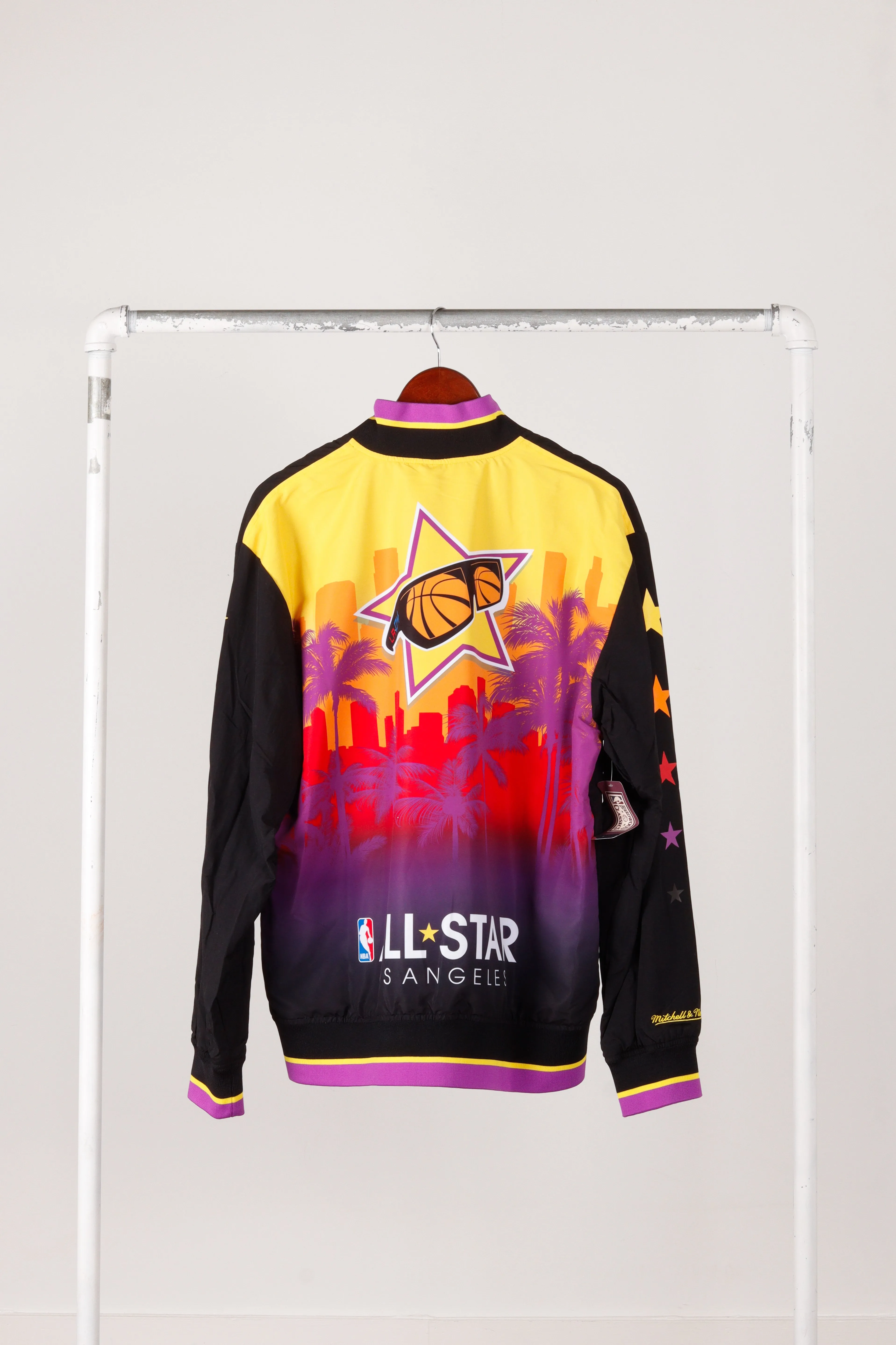 Mitchell & Ness '2004 Los Angeles All Star Game' Warm Up Jacket Black