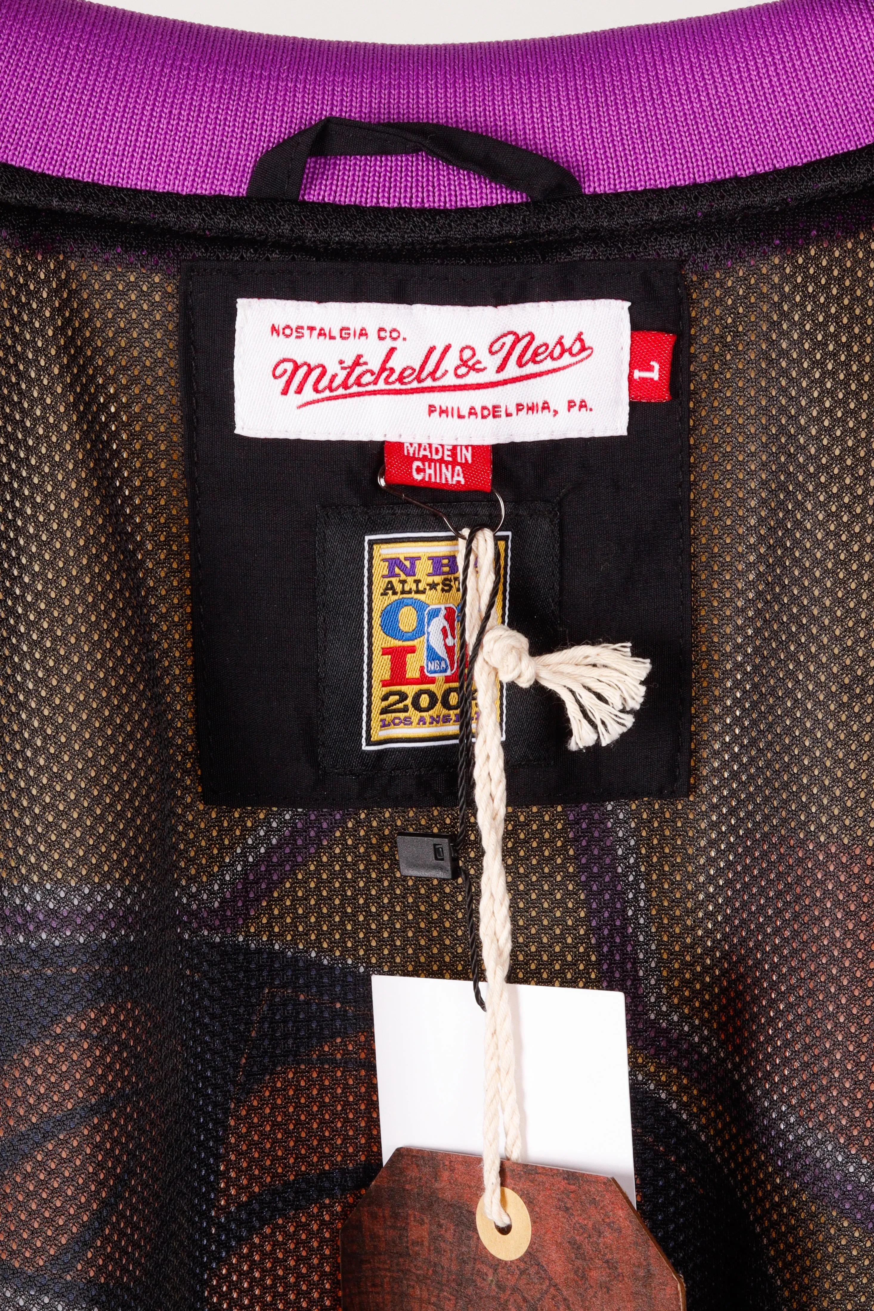 Mitchell & Ness '2004 Los Angeles All Star Game' Warm Up Jacket Black