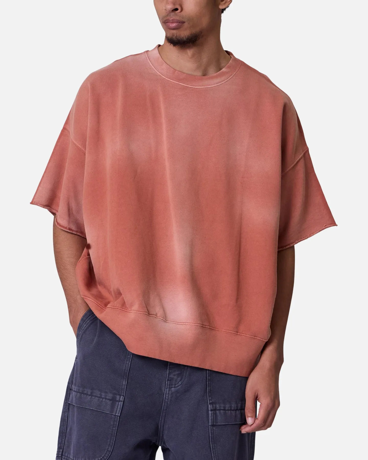 MNML Oversized Crewneck T-Shirt Rust