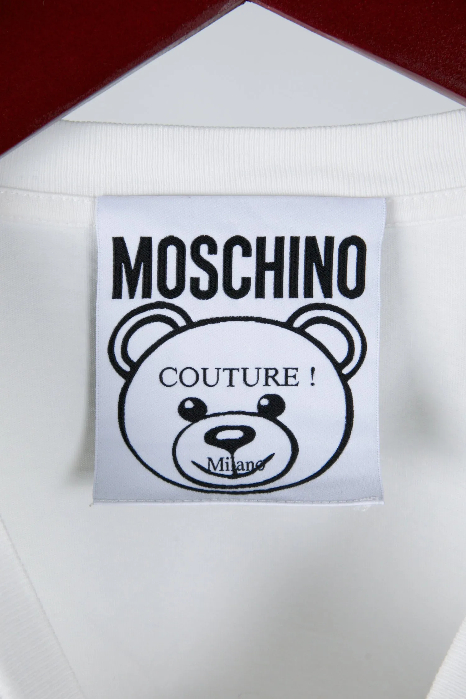 Moschino FW17 'Playboy Teddy Bear Print' T-Shirt White (2017)