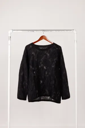 Needles 'Paisley Jacquard' Rayon L/S Shirt Black