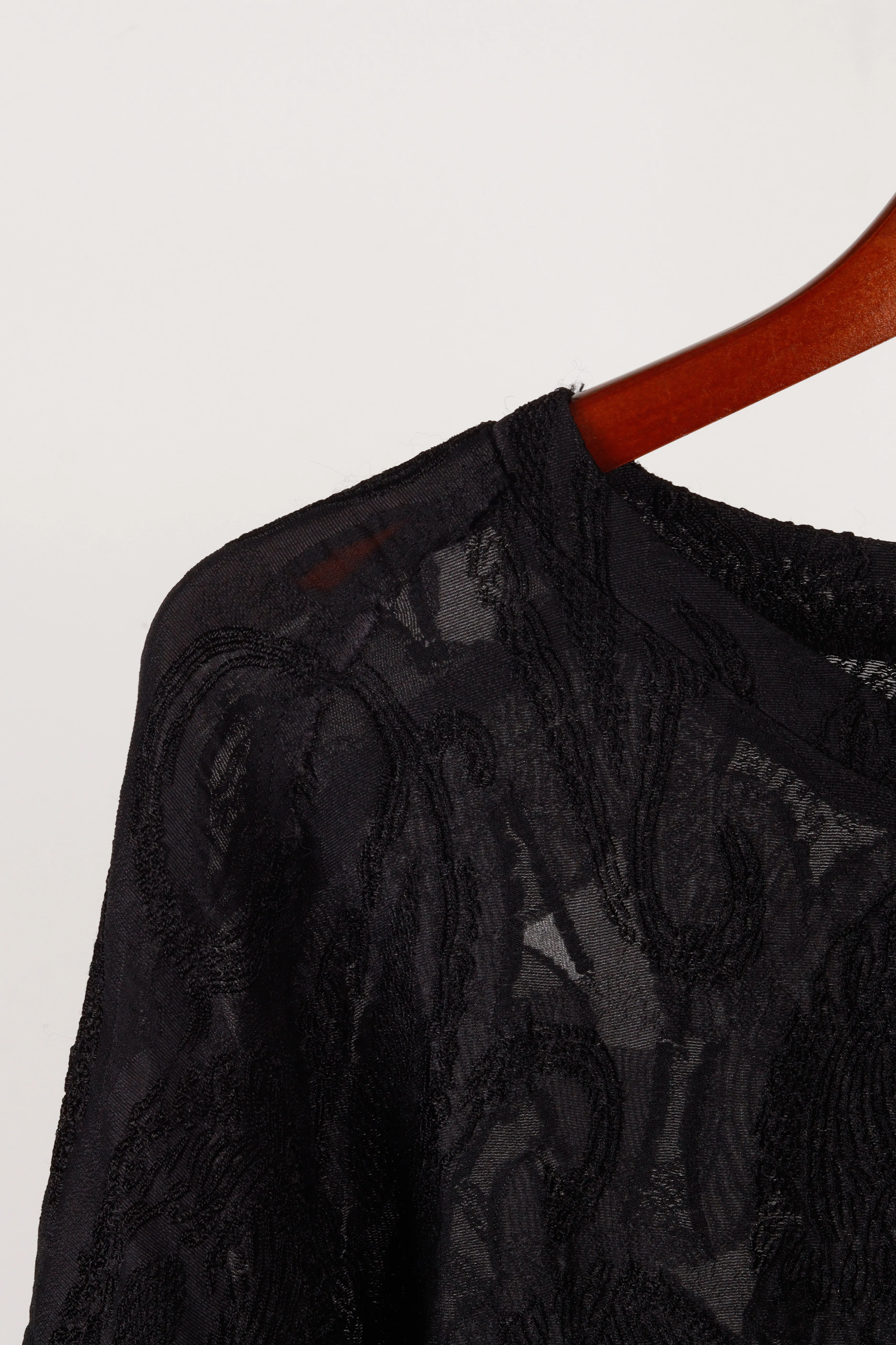 Needles 'Paisley Jacquard' Rayon L/S Shirt Black