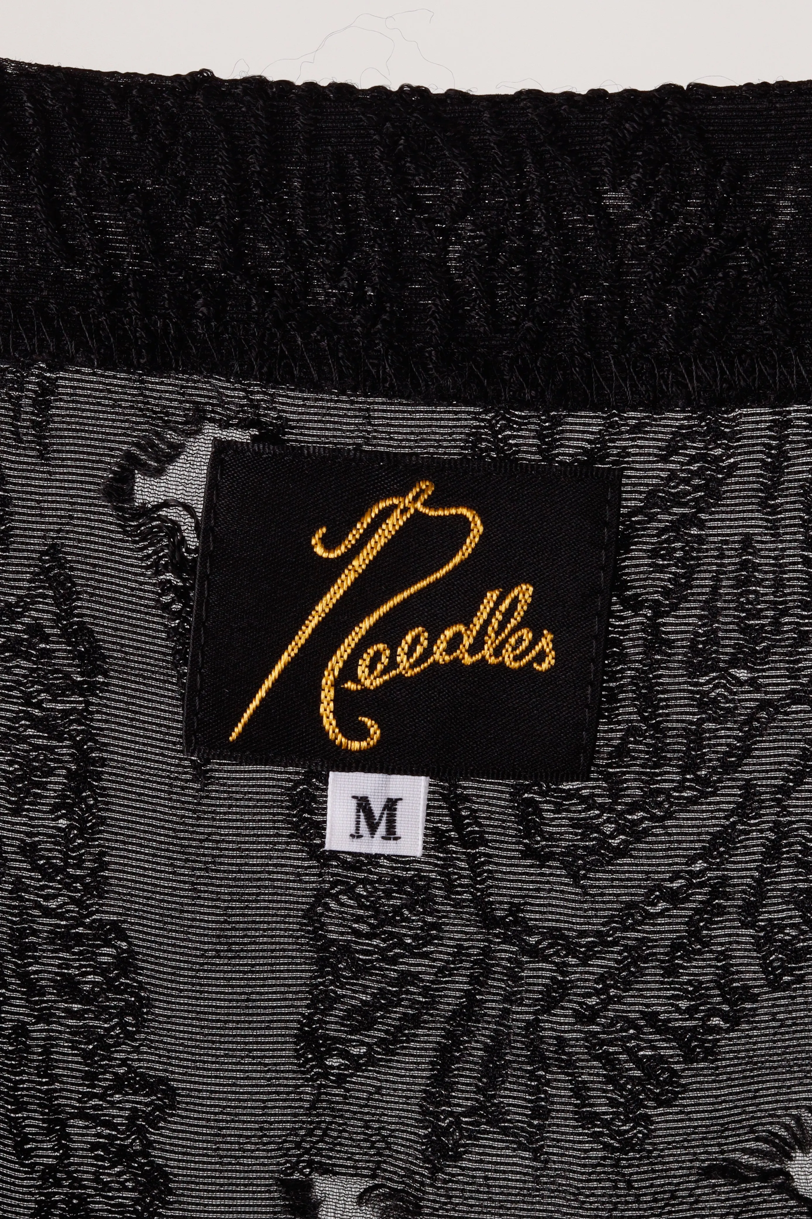 Needles 'Paisley Jacquard' Rayon L/S Shirt Black