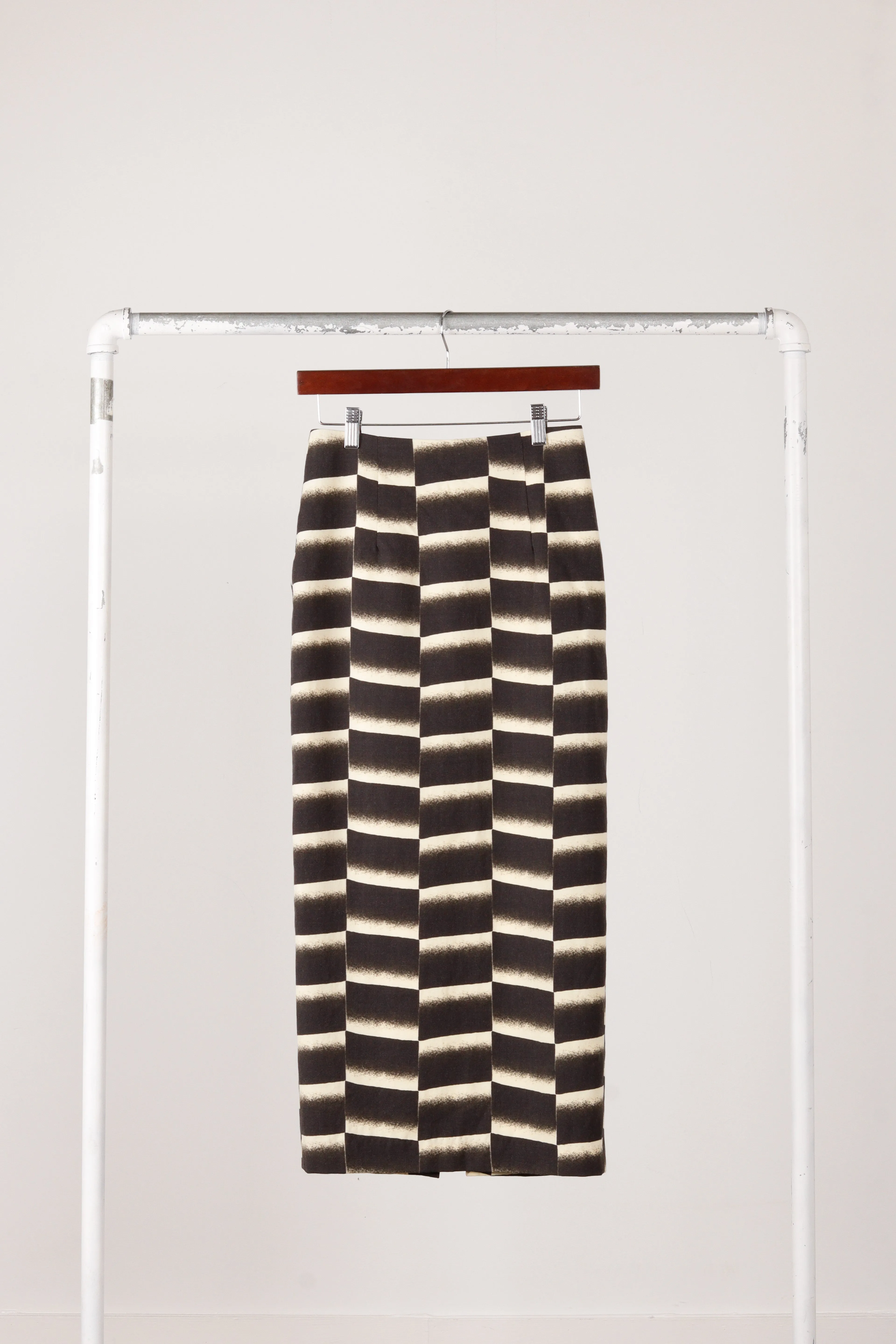Needles SS16 'Gradient Tiles Print' Long Pencil Skirt (2016)