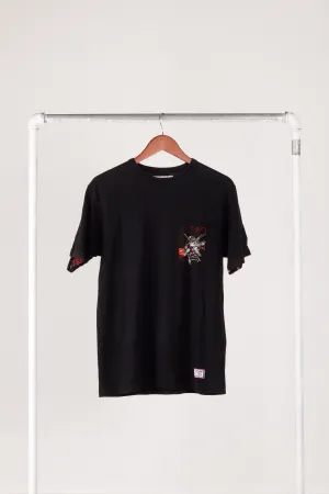 Neighborhood x Original Fake SS09 'Graphic Pocket ' T-Shirt Black (2009)