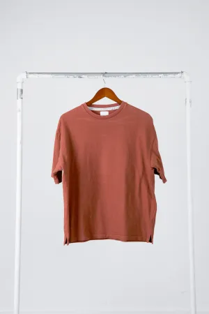 Number (N)ine 'Sheet Music Collar' Jersey T-Shirt Brown