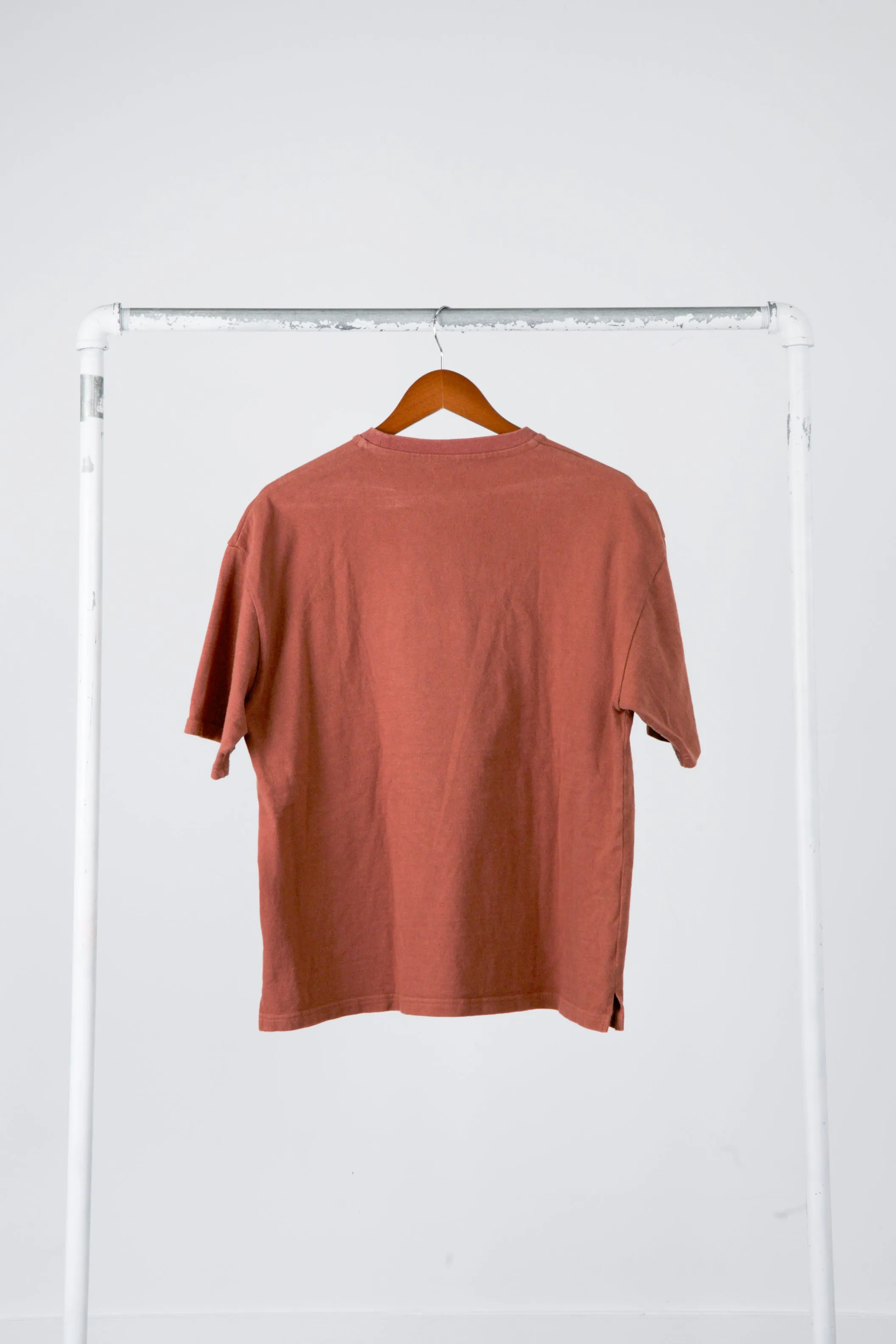 Number (N)ine 'Sheet Music Collar' Jersey T-Shirt Brown