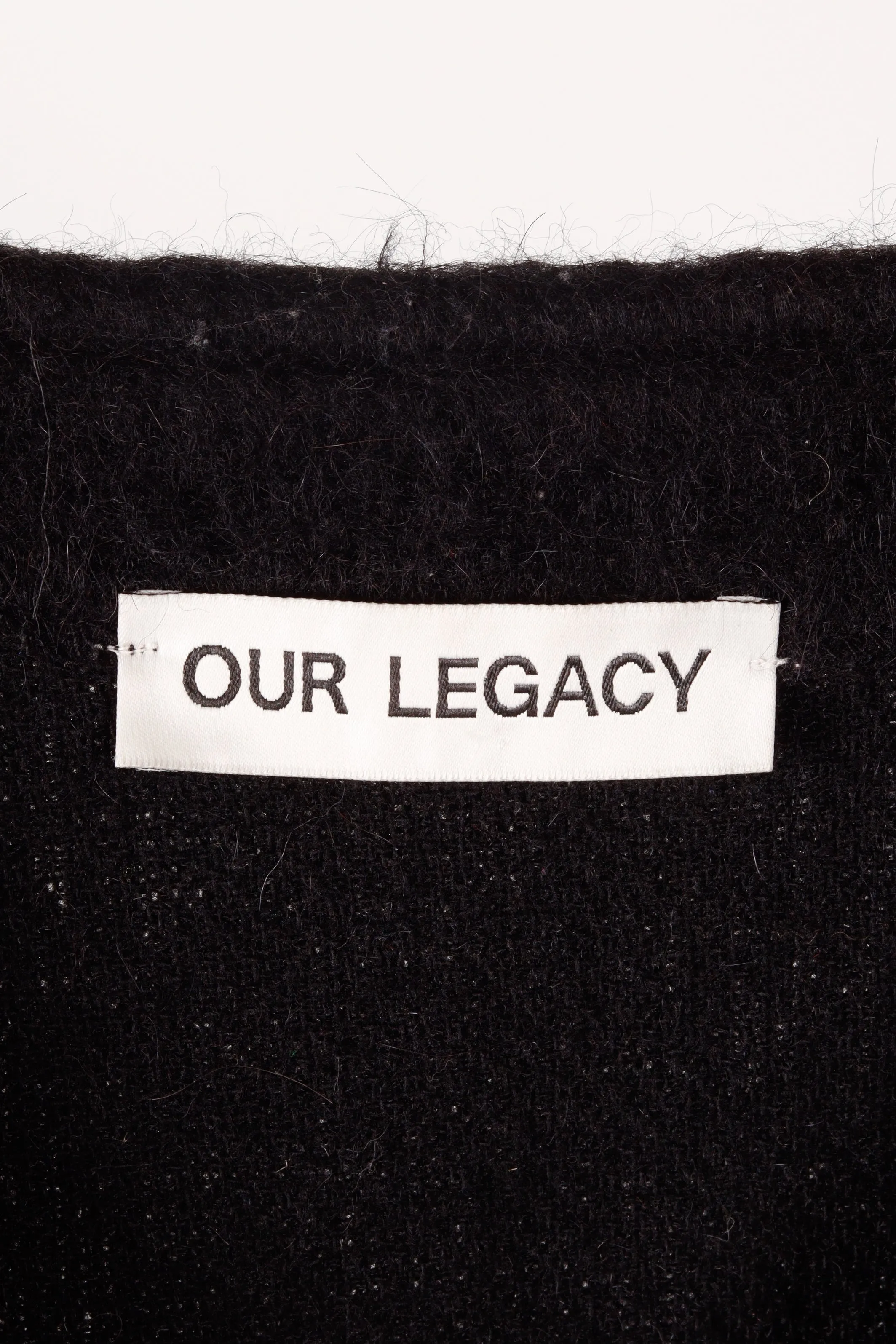 Our Legacy SS23 'Wool Blend' Cardigan Black (2023)