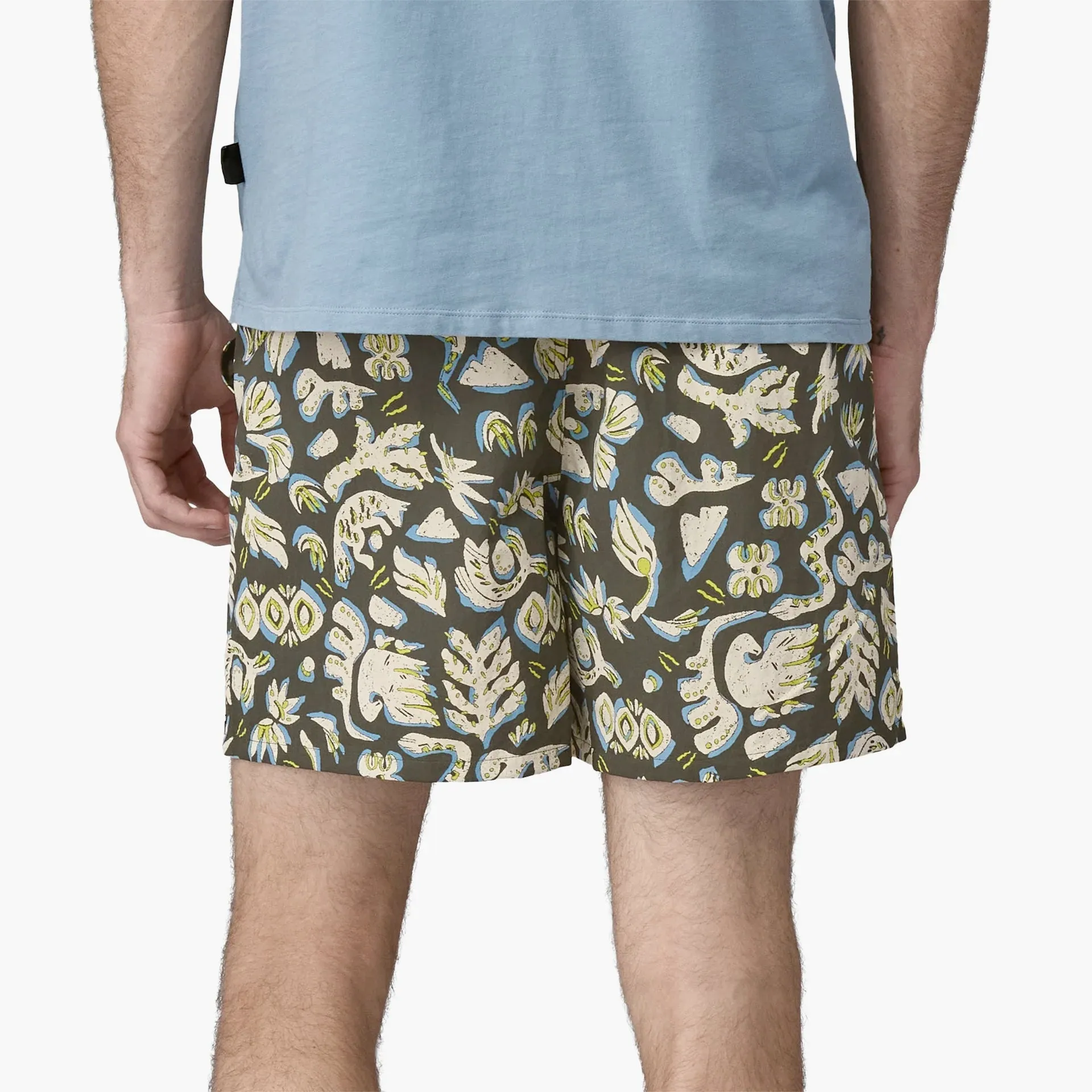 Patagonia M's Baggies Shorts 5 Across Oceans: Pine Needle Green Sale