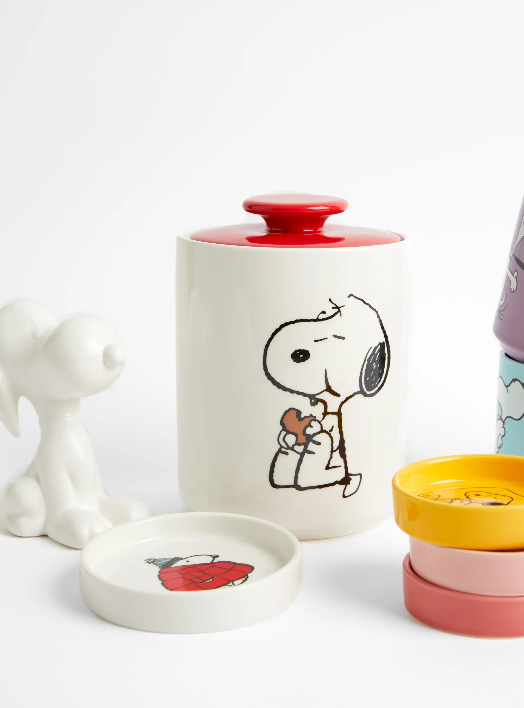 Peanuts Snoopy Round Trinket Dish Puffa