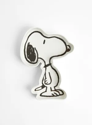 Peanuts Snoopy Shaped Trinket Dish White