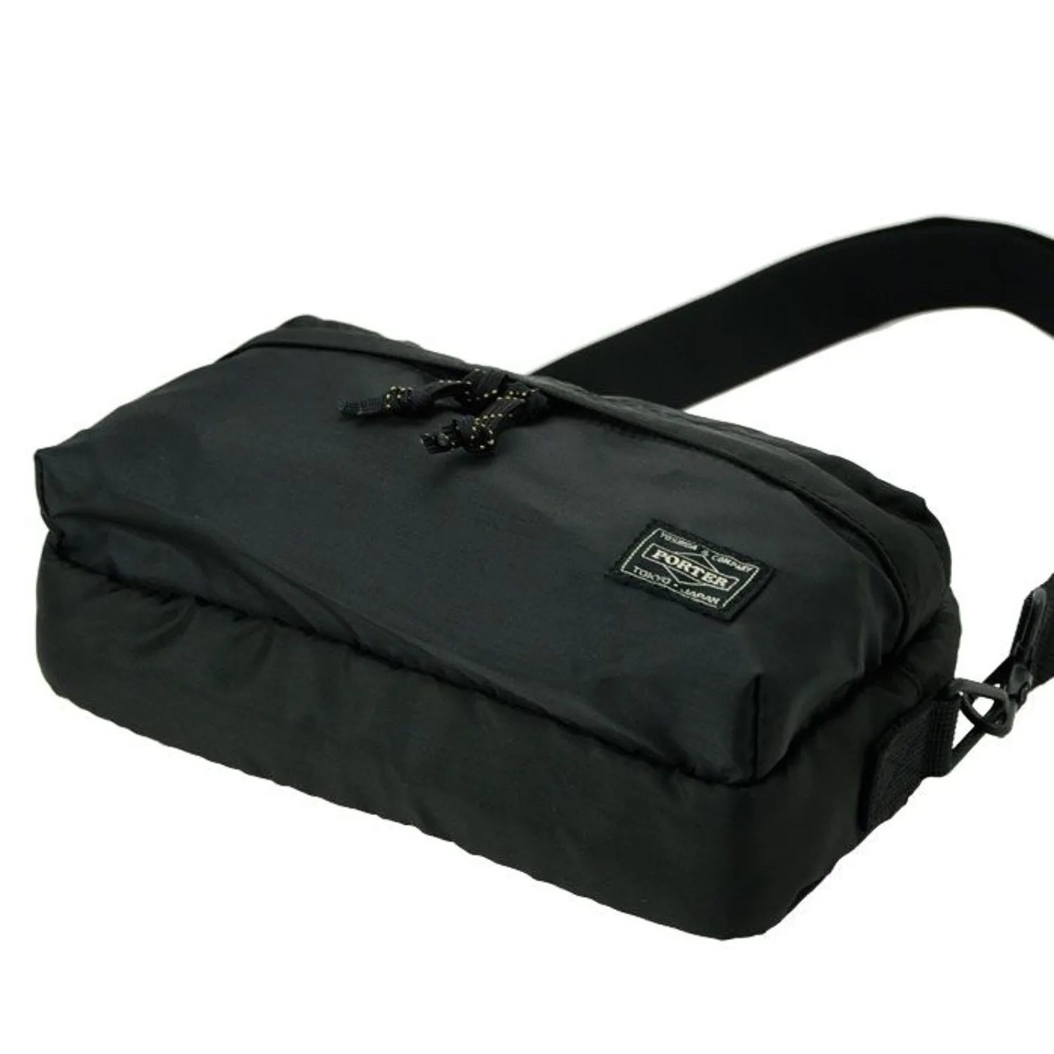 Porter Force 2Way Waist Bag Black