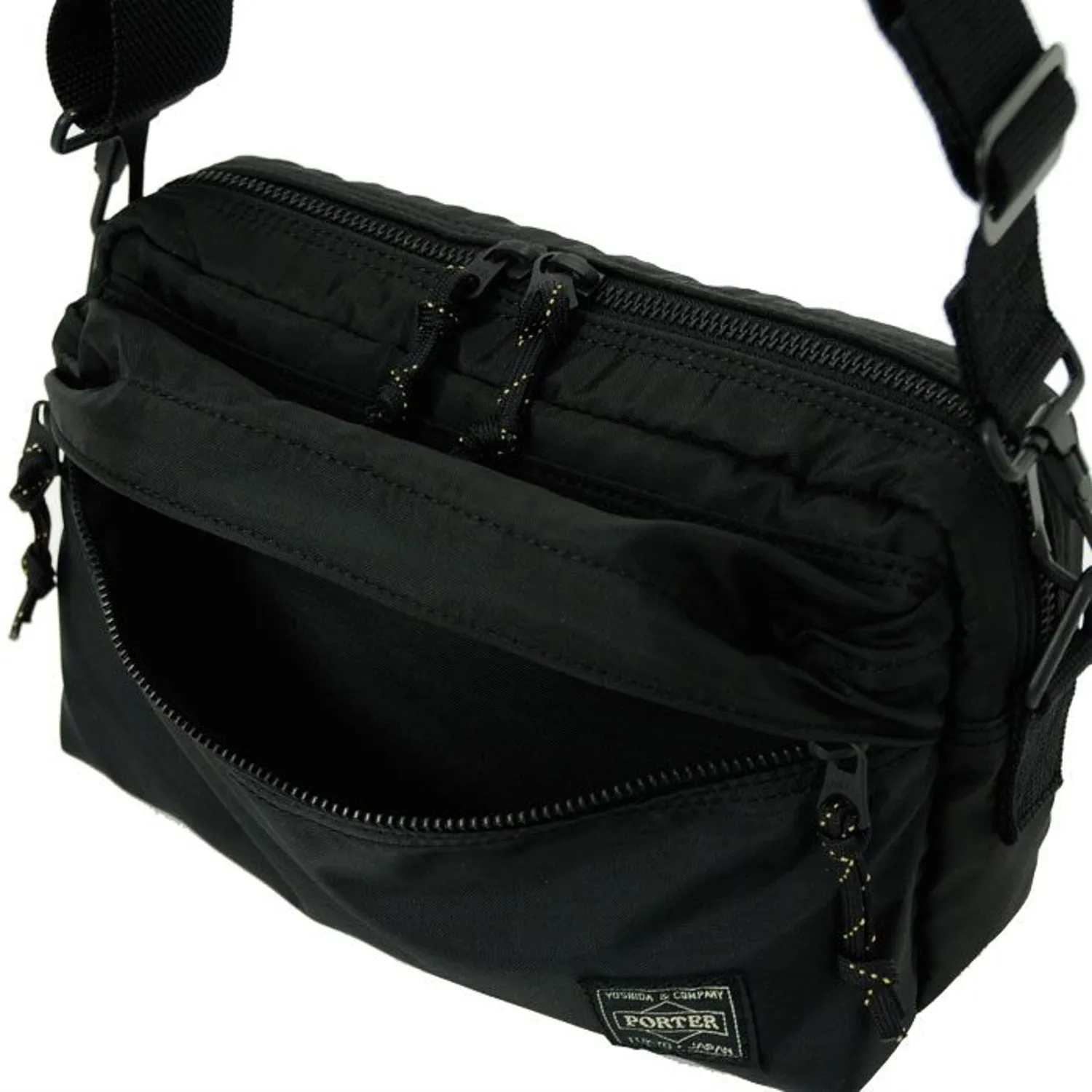 Porter Force 2Way Waist Bag Black