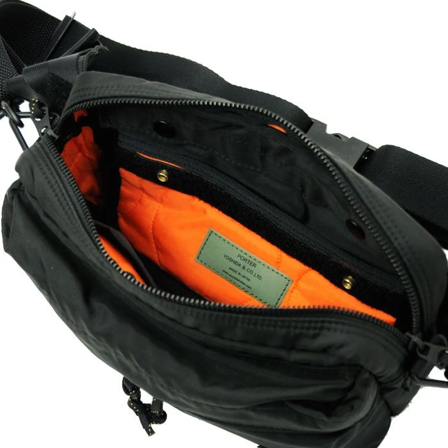Porter Force 2Way Waist Bag Black
